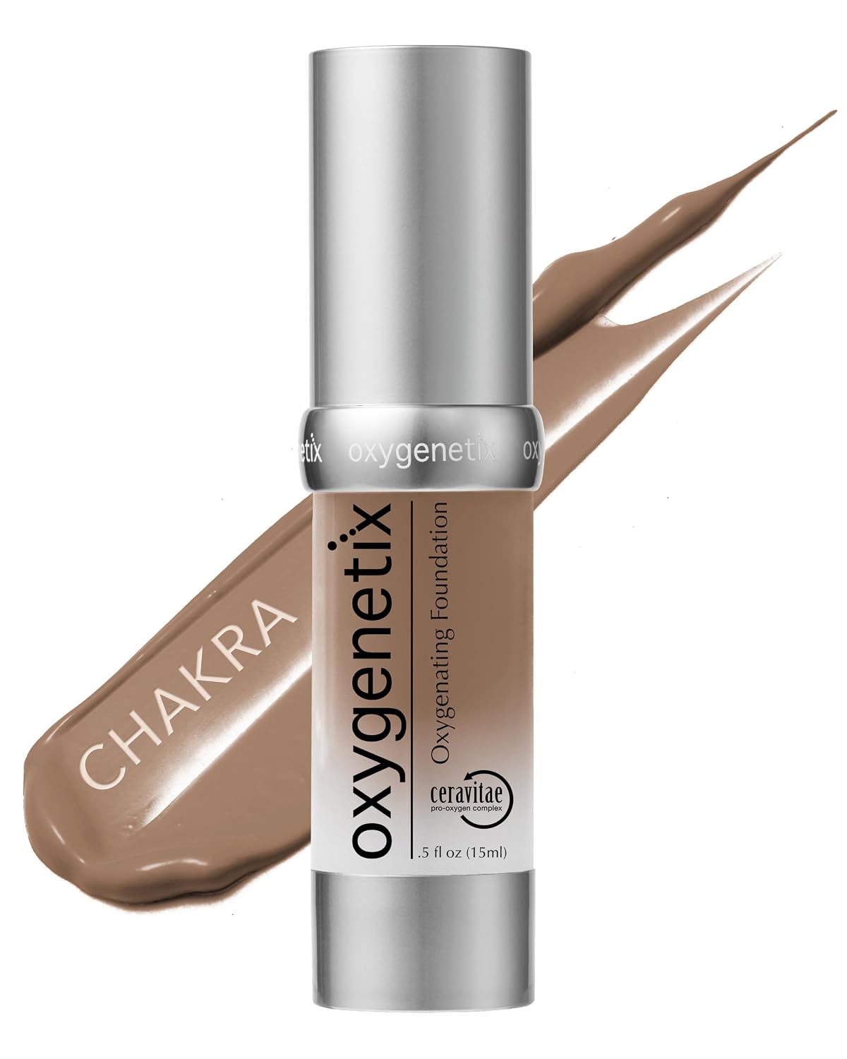 Oxygenetix Oxygenating Foundation – Pearl | Breathable Makeup, Buildable Coverage with Weightless Feel, Longwear Foundation, Safe for Sensitive or Laser-Treated Skin