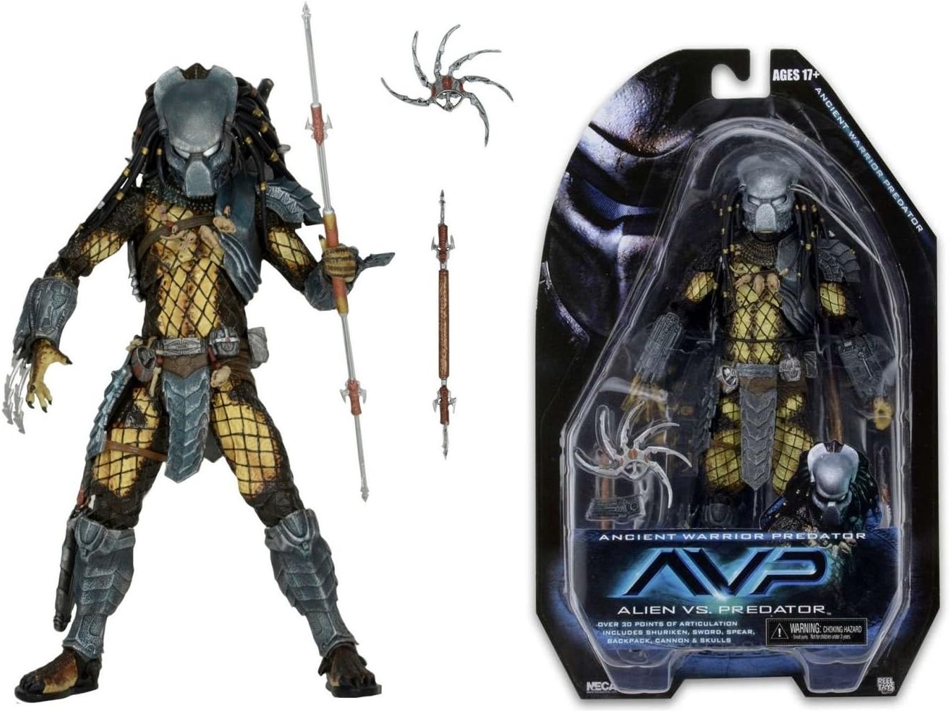 NECA Predator Series 15 Ancient Warrior Action Figure, 7"