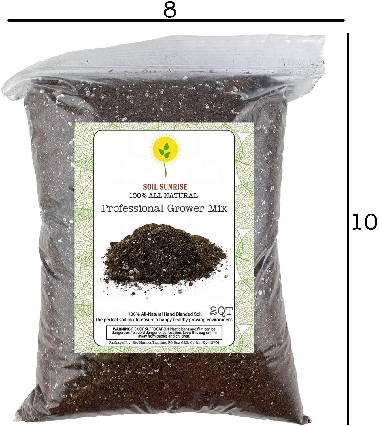 Planting Mix for Plant Propagation (4 Quarts), Hand Blended Soilless Mix for Propagating Plants, House Plants, and More
