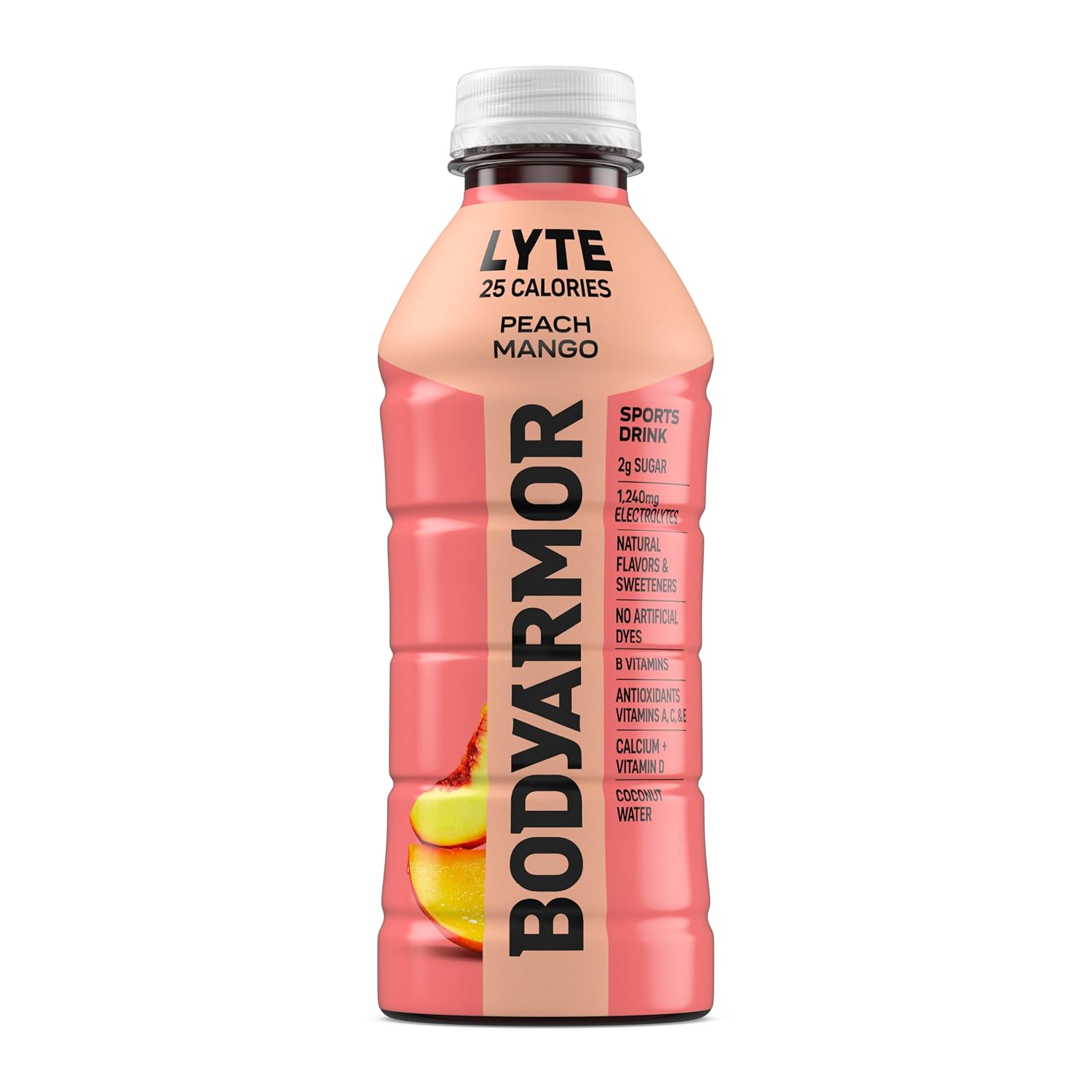 BODYARMOR LYTE Sports Drink, Peach Mango Electrolyte Drink, 12 Oz (8 Pk)