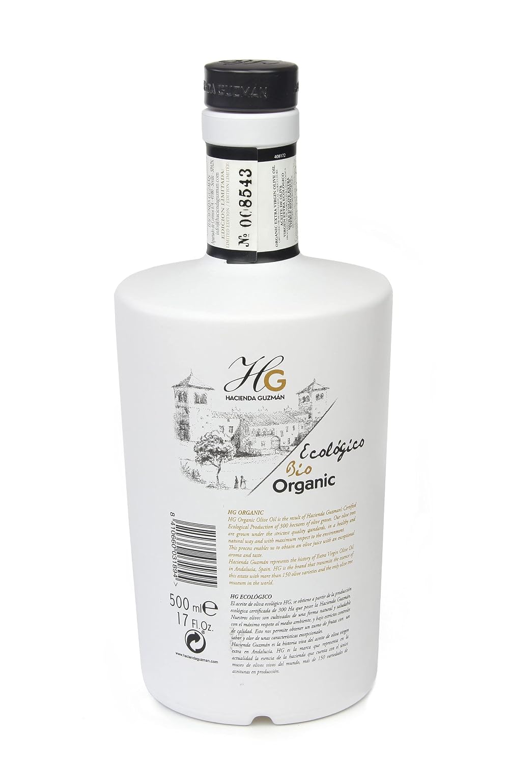 Hacienda Guzman, Oil Olive Extra Virgin Cupage Organic, 16.9 Fl Oz