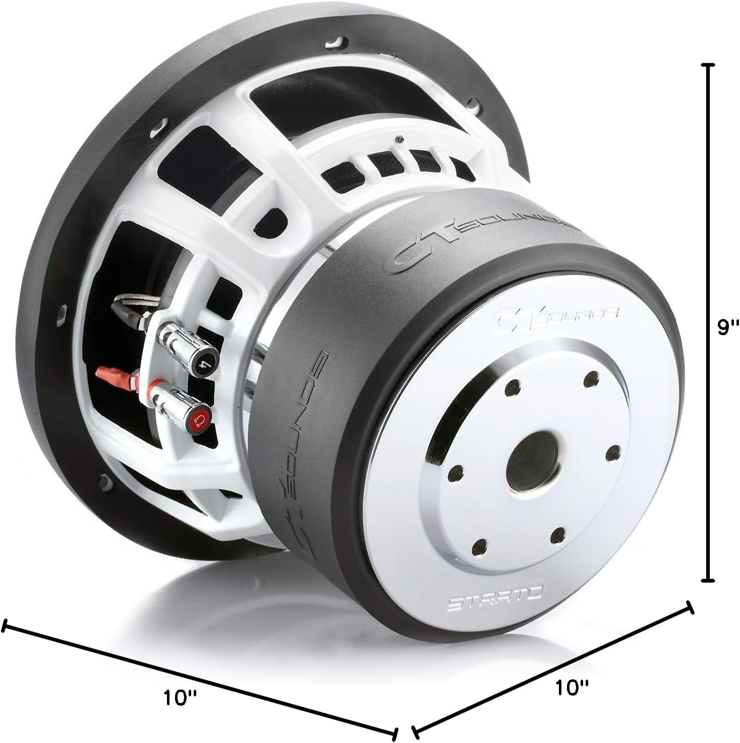 CT Sounds STRATO-8-D2 1200 Watts Max 8 Inch Car Subwoofer Dual 2 Ohm
