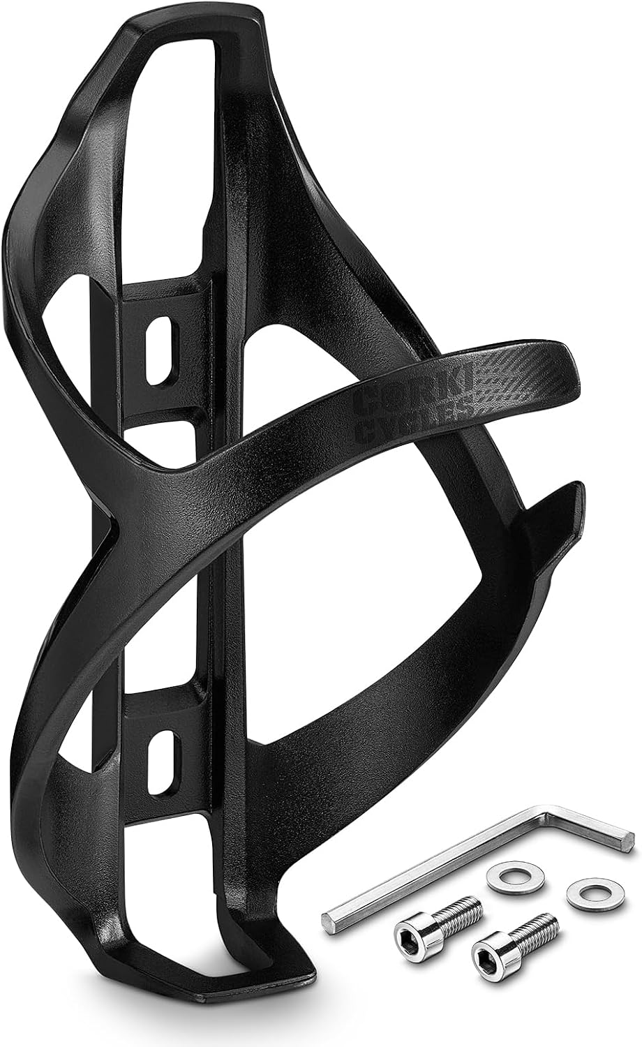 Corki Bike Water Bottle Holder, Bicycle Water Bottle Cage Black 2-Pack