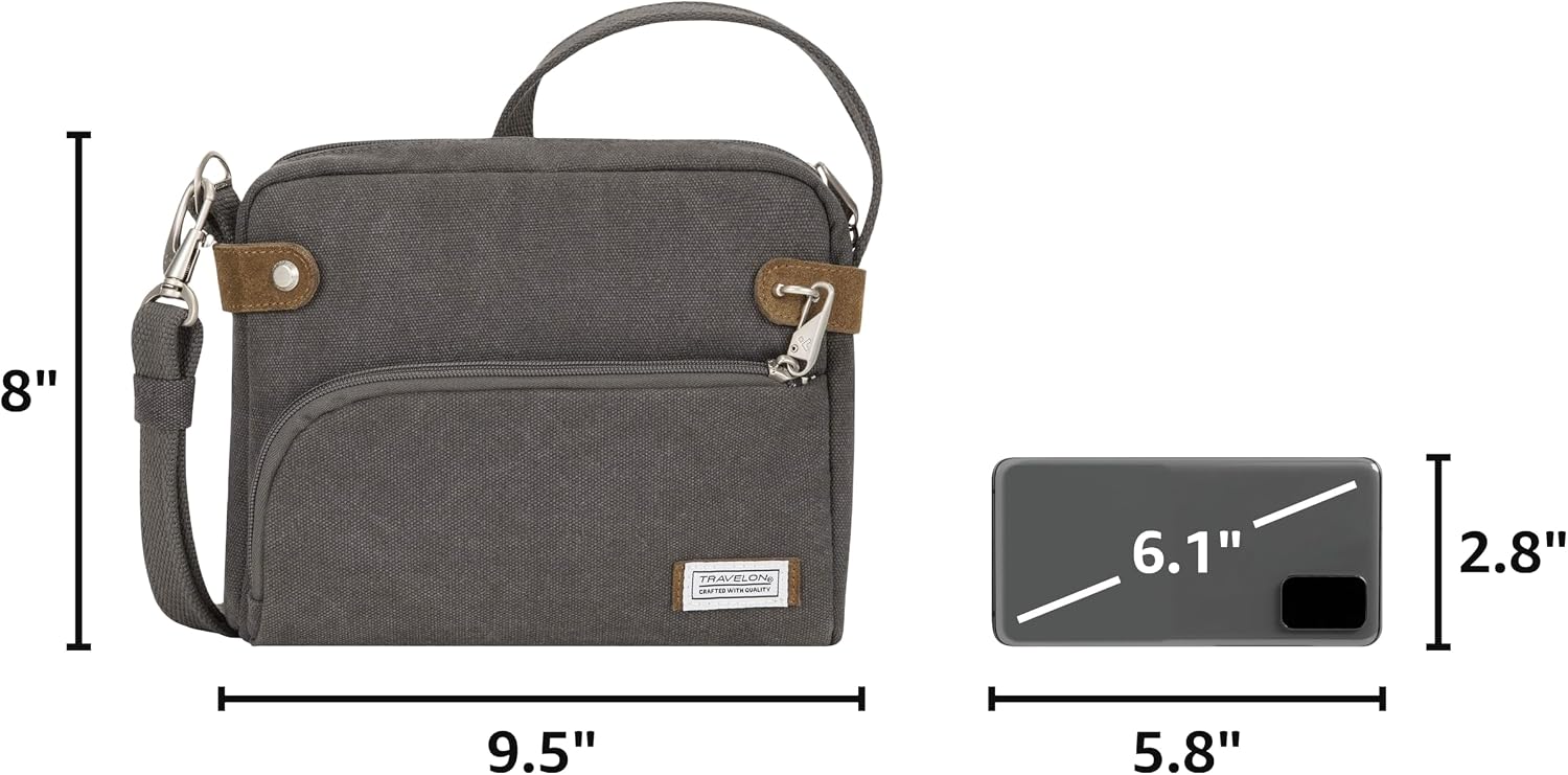 Travelon Anti-Theft Heritage Small Crossbody Bag