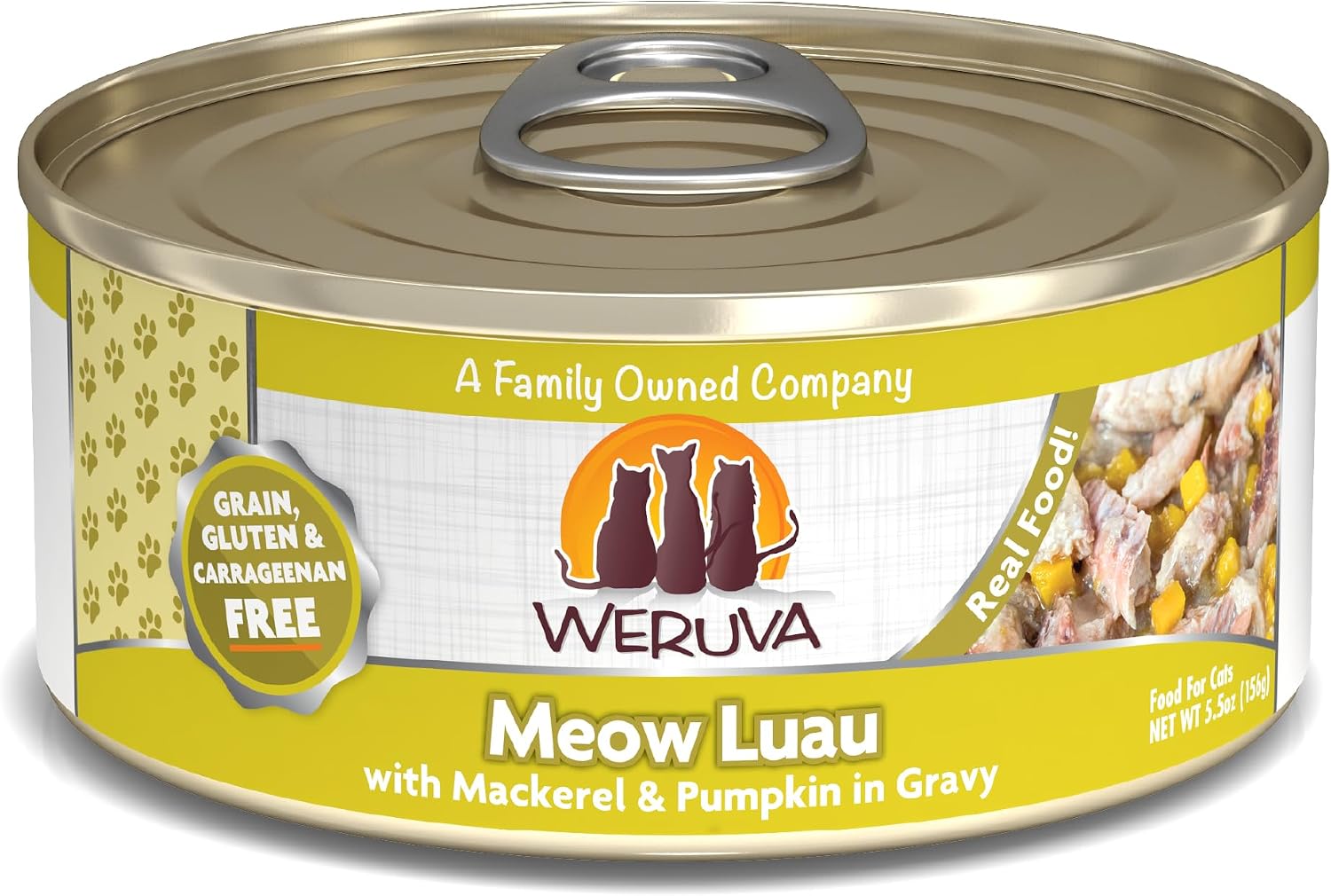 Weruva Classic Cat Food, Paw Lickin’ Chicken with Chicken Breast in Gravy, 3oz Can (Pack of 24)