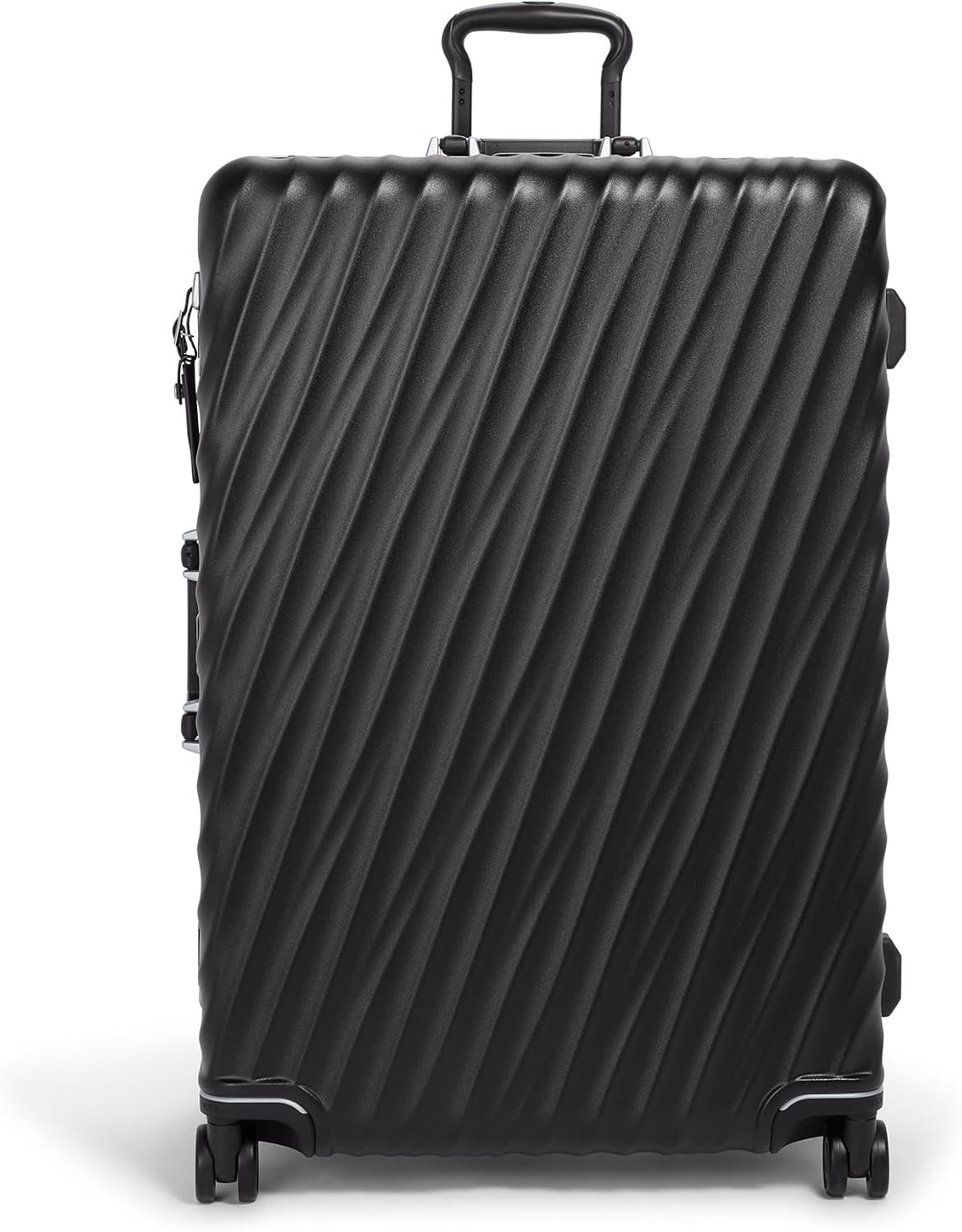TUMI 19 Degree Frame Continental 4 Wheel Carry-On - Lightweight Suitcase - Hard Shell Luggage - 21.8" X 15.8" X 9.0" - Black Textured