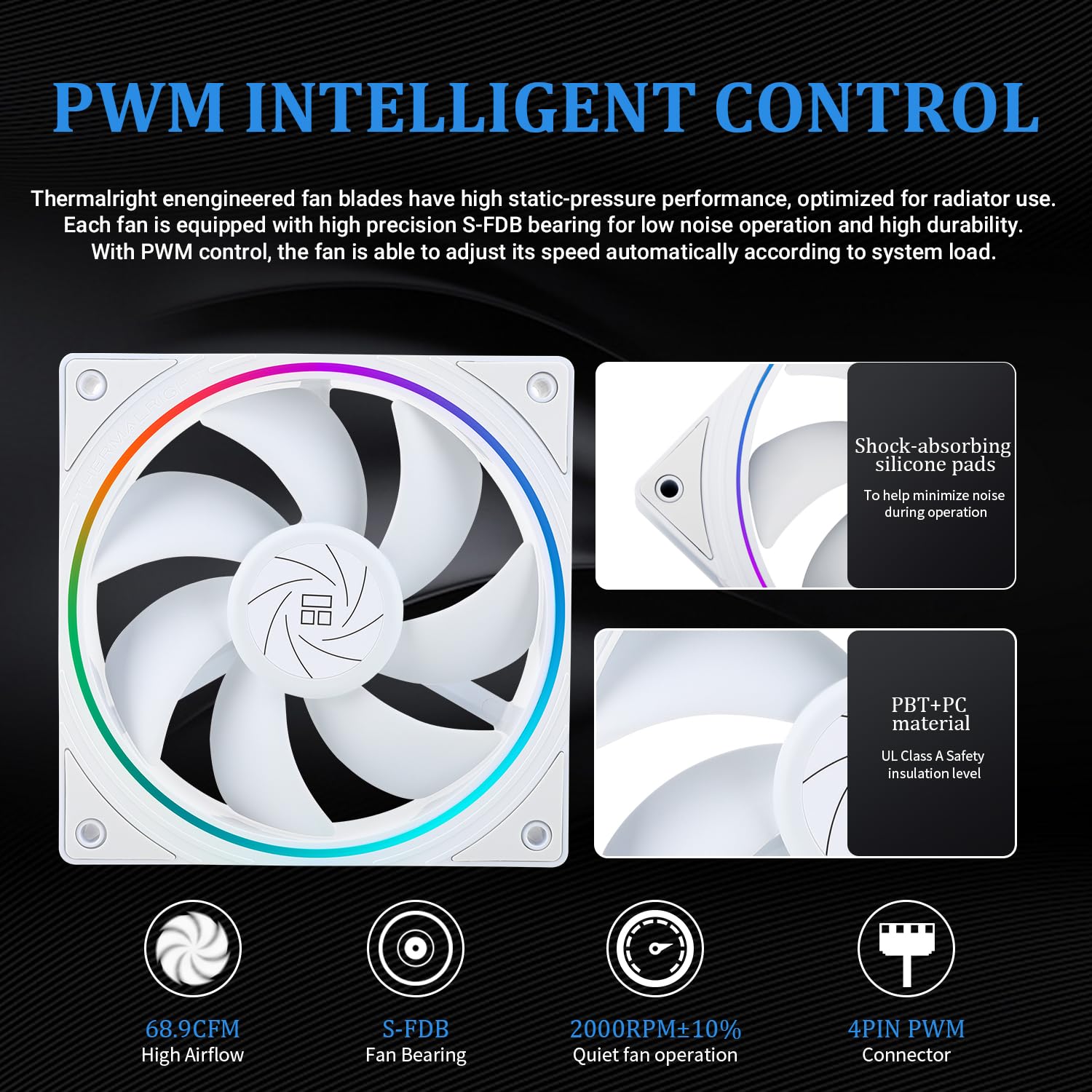 Thermalright Aqua Elite 360 V5 ARGB Black-CPU Liquid Cooler,Pump Speed-2800RPM,for AM4/AM5,Intel LGA1150/1151/1200 /1851/1700,High-Performance Radiator