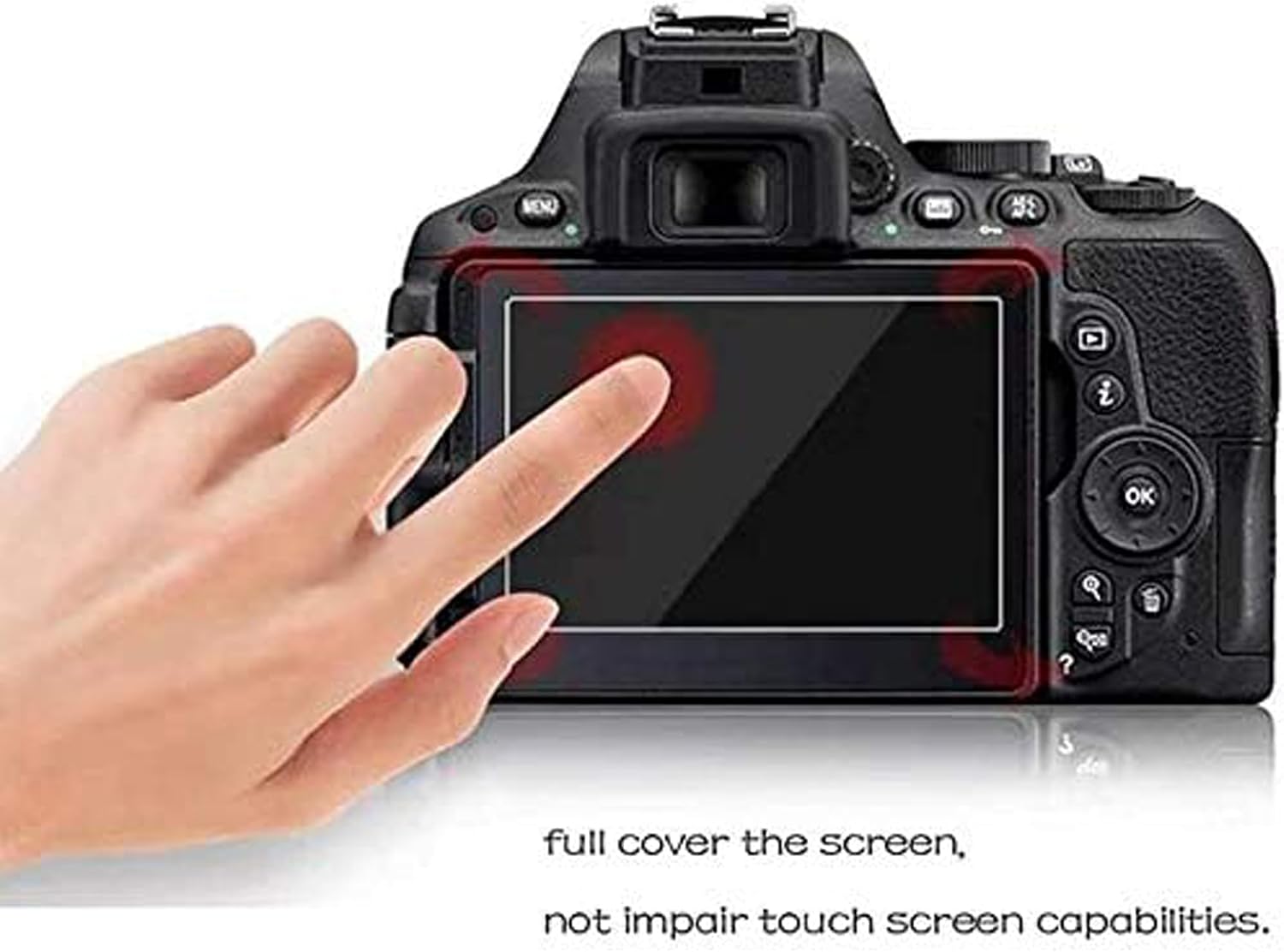 PCTC 3 Packs Screen Protector Accessories for Sony A6400/A6100/A6000, 9H | Compatible with A6600/A6300/A5000/Nex-7/NEX-6/NEX-5, 0.3mm tempered glass
