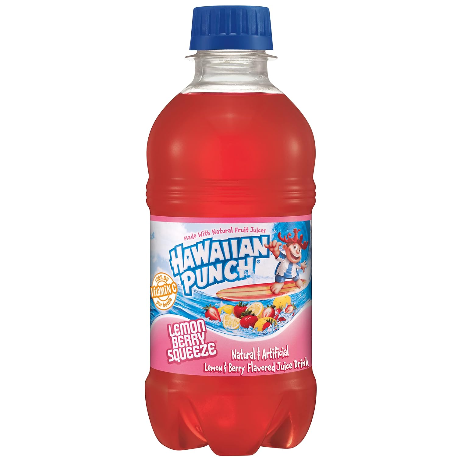 Hawaiian Punch Polar Blast Fruit Juice Drink, 10 Fl Oz Bottles, 24 Count (4 Packs Of 6), Ready-to-drink, On-the-go, Caffeine-free, Carbonation-free, Gluten-free, Excellent Source Of Vitamin C