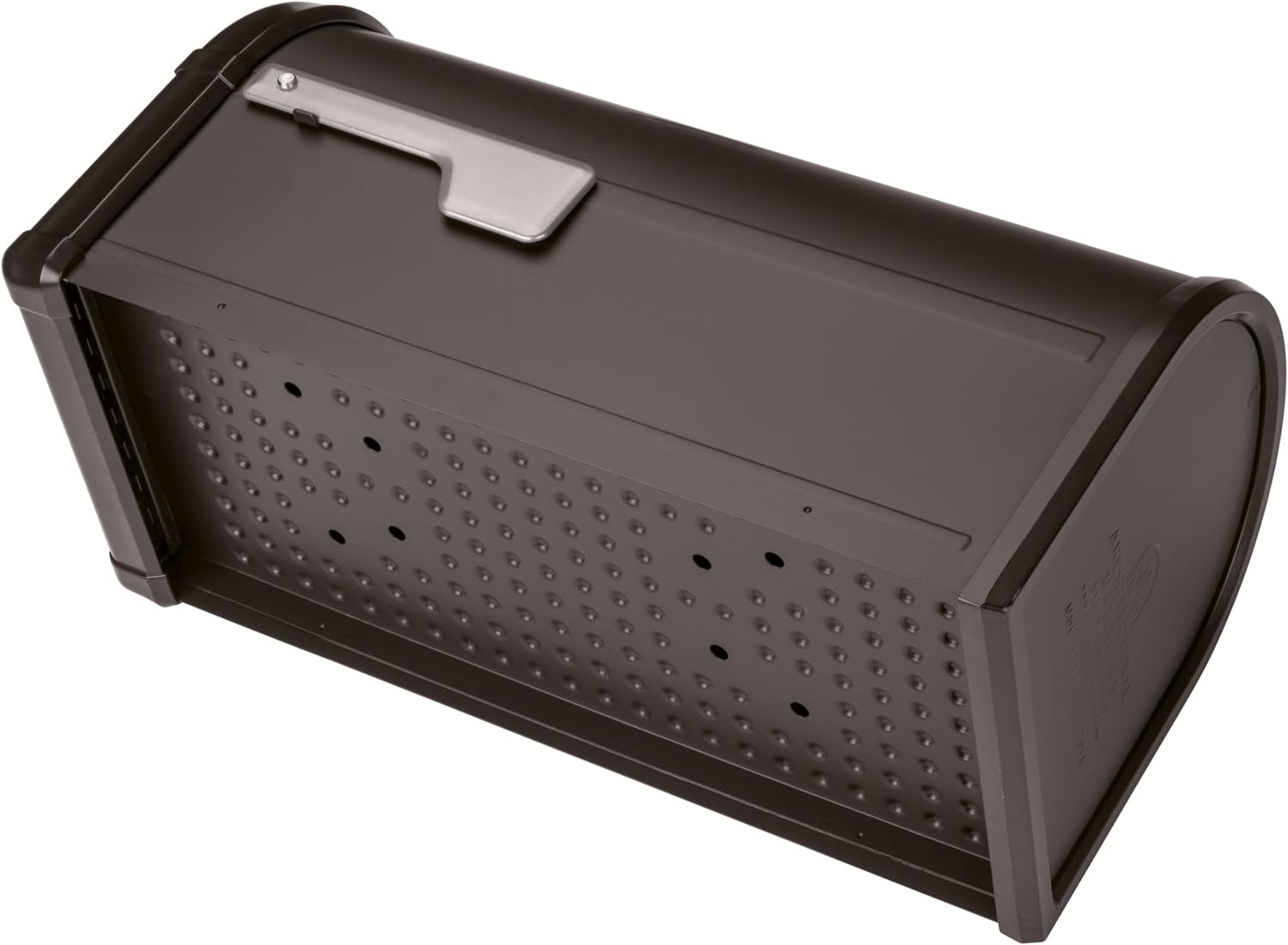 Architectural Mailboxes Hillsborough Post Mount Mailbox, Rubbed Bronze | Galvanized steel build for outside with rust-resistant powder-coat finish and a magnetic door closure. USPS approved.