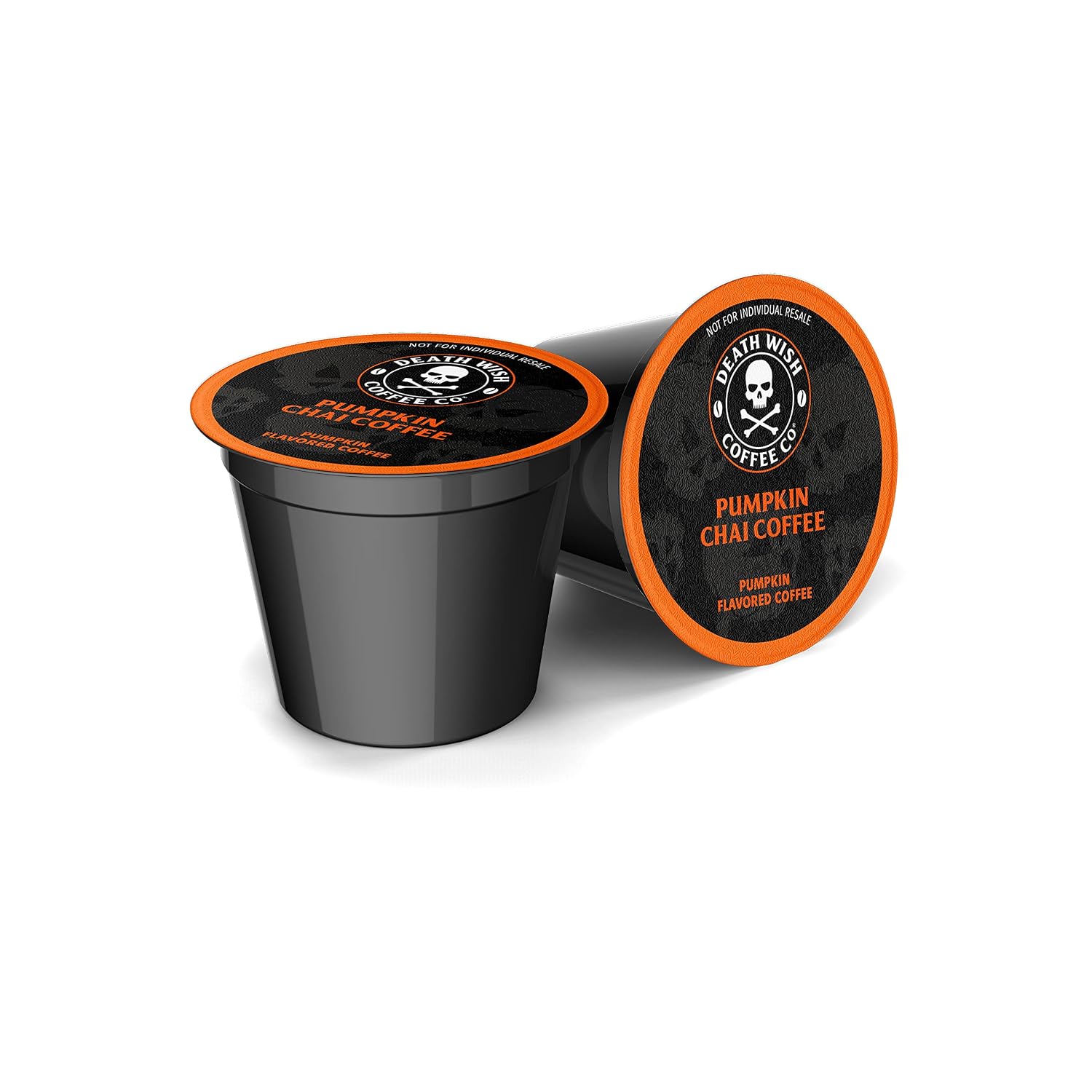 Death Wish Coffee Dark Roast Single Serve Coffee Pods, Organic, 50 Count | Fair Trade Arabica & Robusta, Baker's Chocolate & Cherry Notes, Low Acidity, Heavy Smooth Body, Bold & Intense