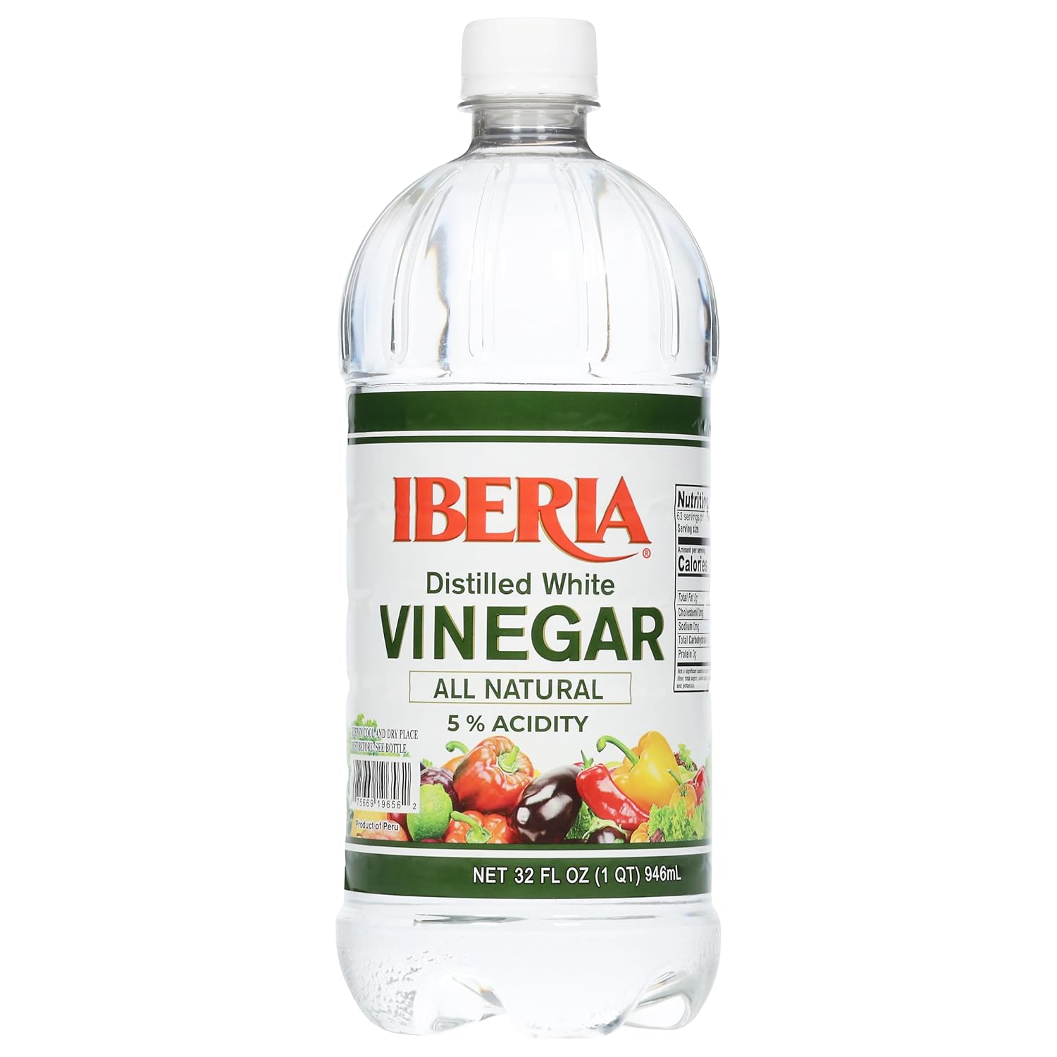 Iberia Distilled White Vinegar, 32 fl oz