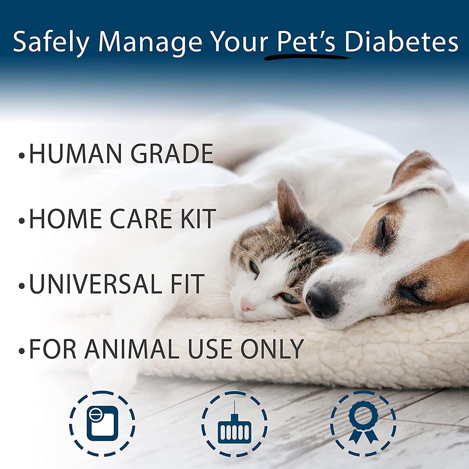 UltiGuard Safe Pack Pet Pen Needles and Disposal, 29G x 12mm (1/2"), 100 Ct
