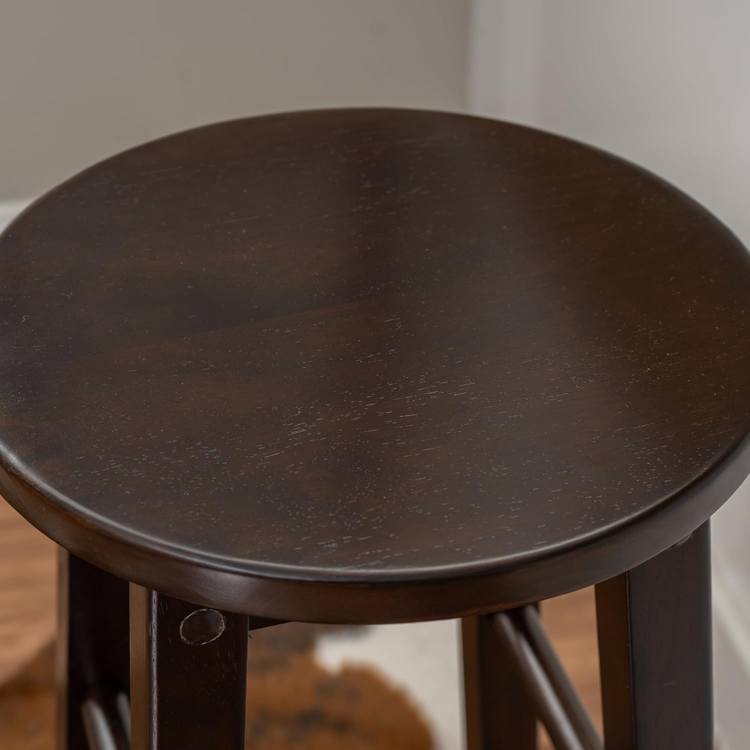 Linon 29-Inch Barstool With Round Seat