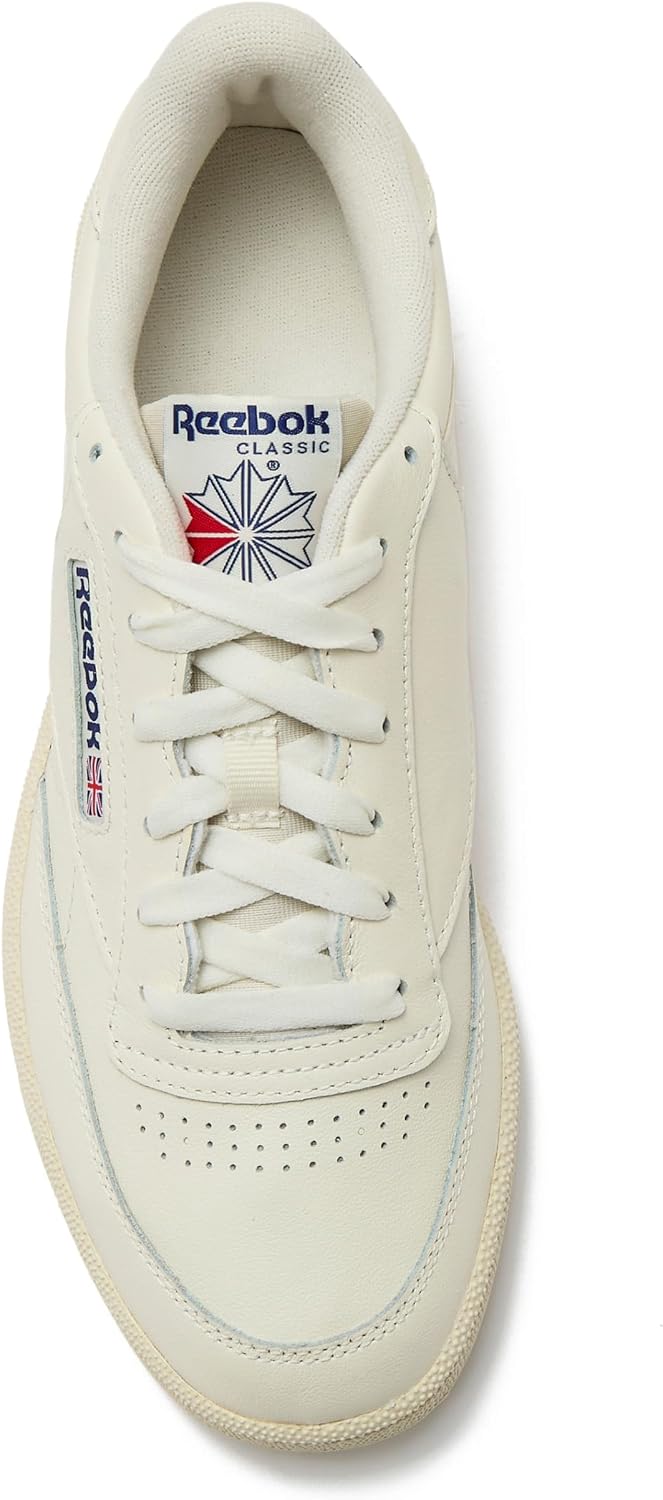 Reebok Club C 85 Mens Tennis Shoes, Casual Fashion White Sneakers for Men