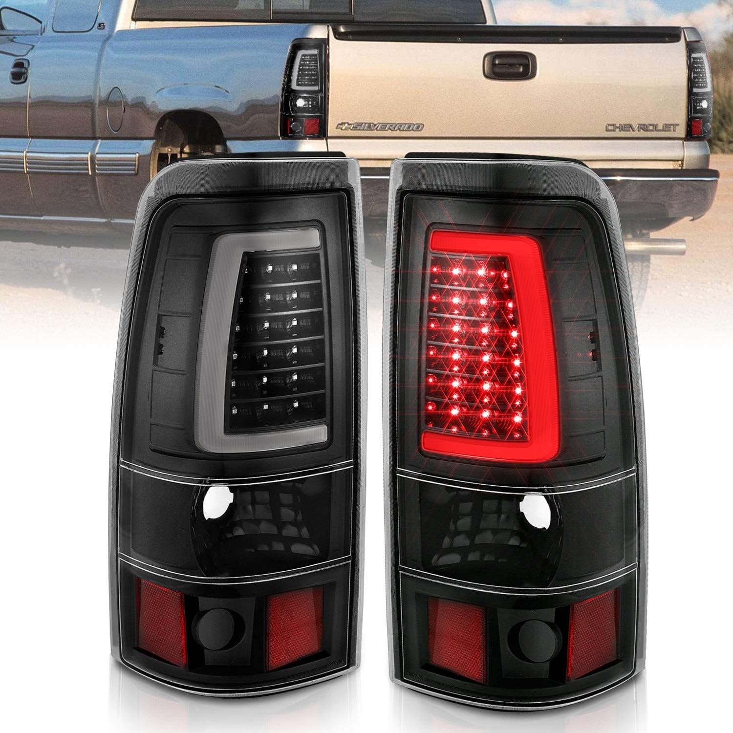 ANZO USA 311330 Taillamps Fits Chevrolet Silverado 1500