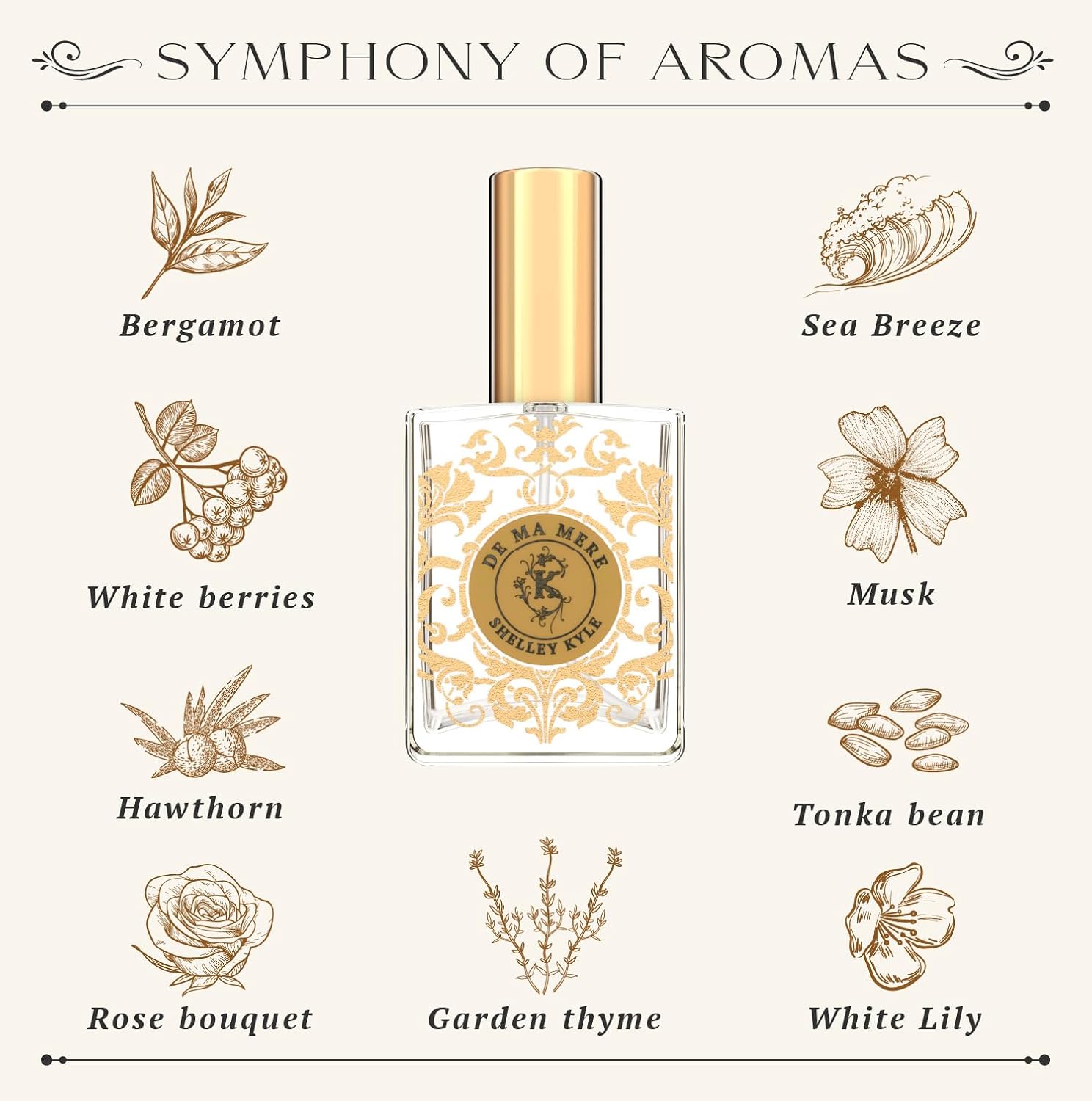 Tiramani Perfume with Perfect Floral Fragrance, Long-Lasting Scent, Great Choice for Everyday Wear, 30ml