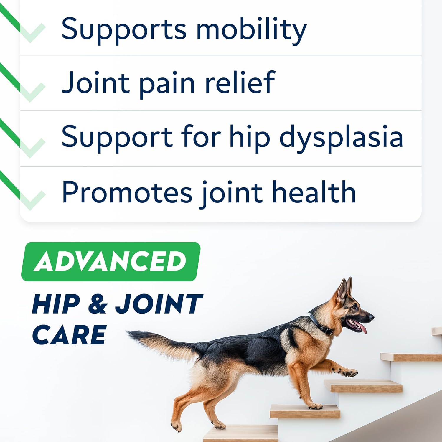 Advanced Glucosamine for Dogs, Chondroitin & MSM Hip Joint Supplement Chews