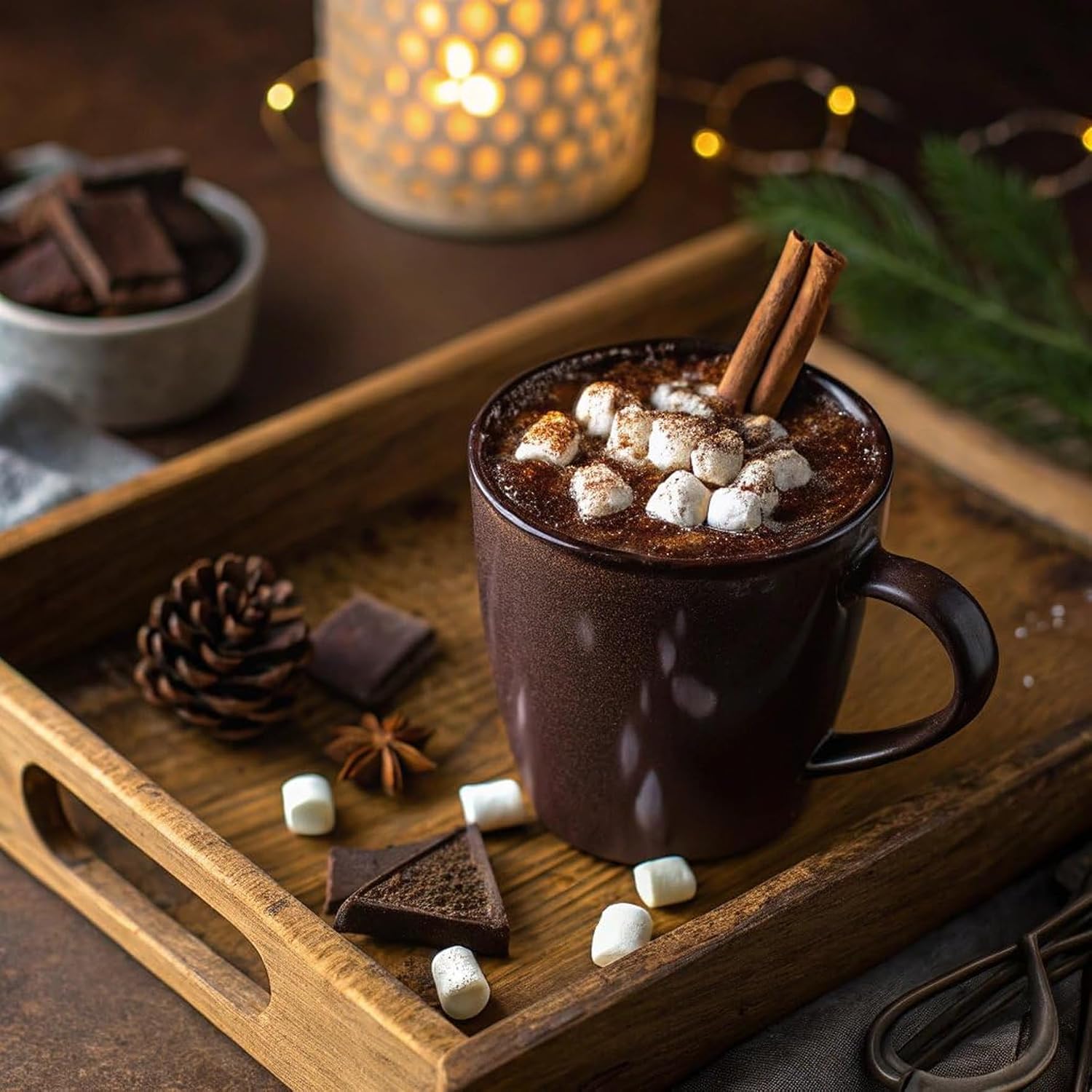 Caffe D'Vita Sugar Free Hot Cocoa Mix, Gluten Free - 10 Oz Can | Hot Chocolate Mix, Low Fat, No Cholesterol, No Hydrogenated Oils or Trans Fat, Kosher, Cocoa Bulk