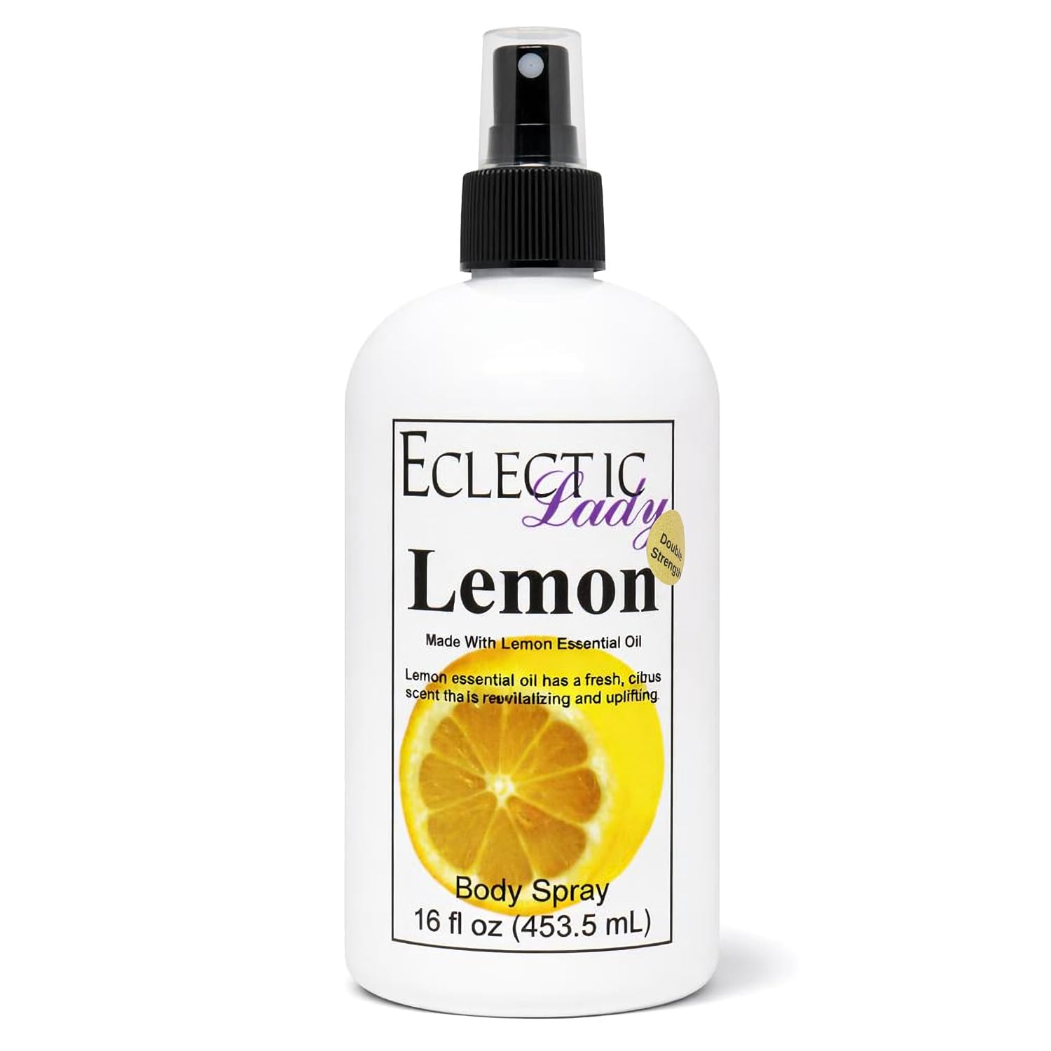 Lemon Body Spray, Double Strength, 2 ounces, Body Mist