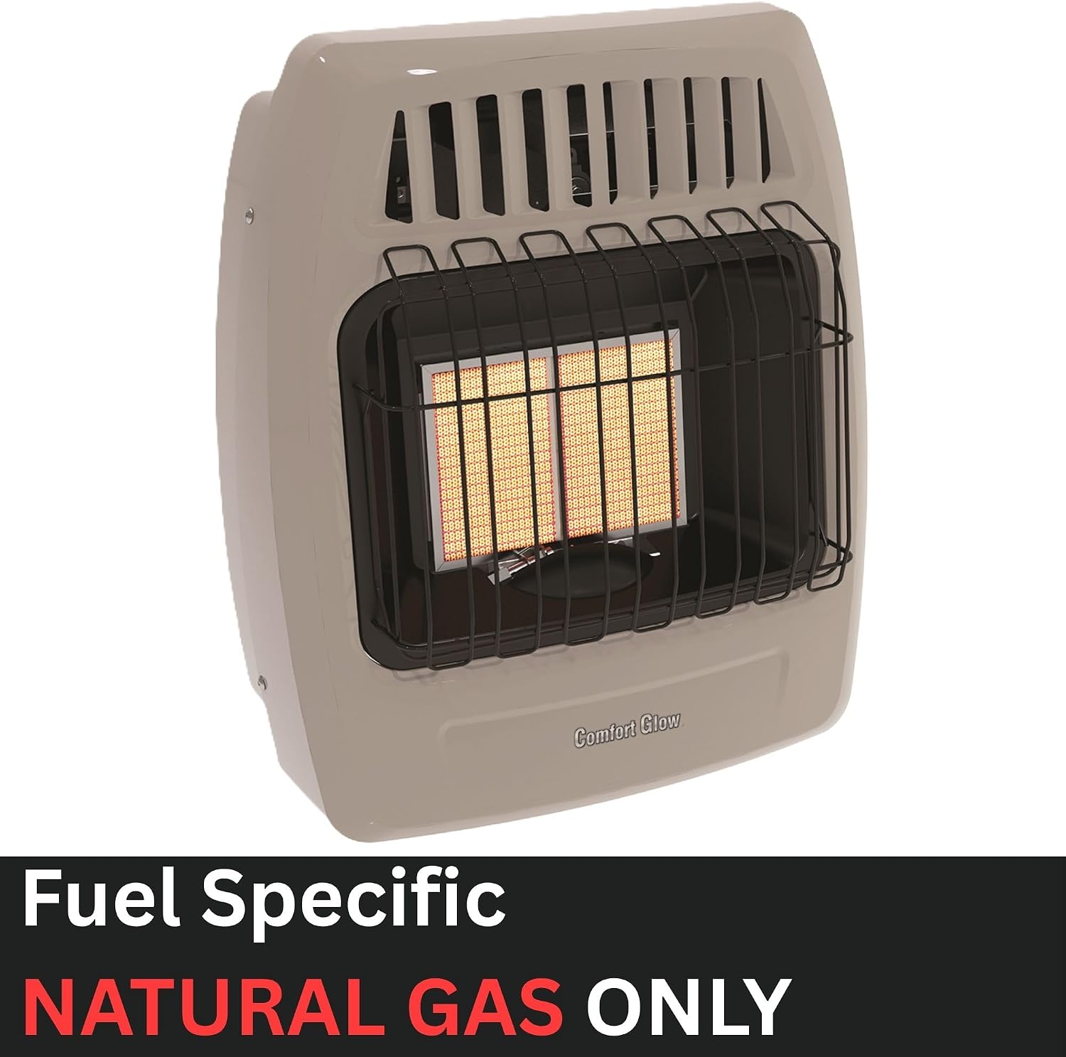 WORLD MKTG OF AMERICA/IMPORT KWN211 2 Plaque 12000 BTU Gas Wall Heater | 2 Plaque, Infrared Radiant Gas Heater for Indoor Use, Heats up to 400 sq ft