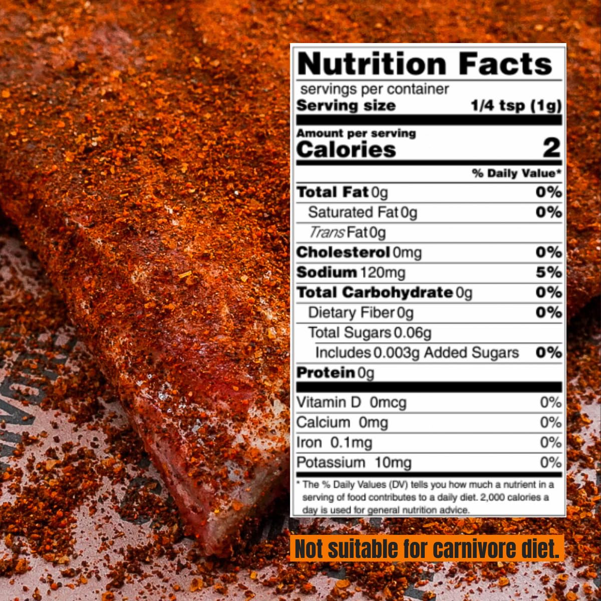 Hardcore Carnivore Black | All-Purpose Beef Seasoning Rub, 13oz Shaker