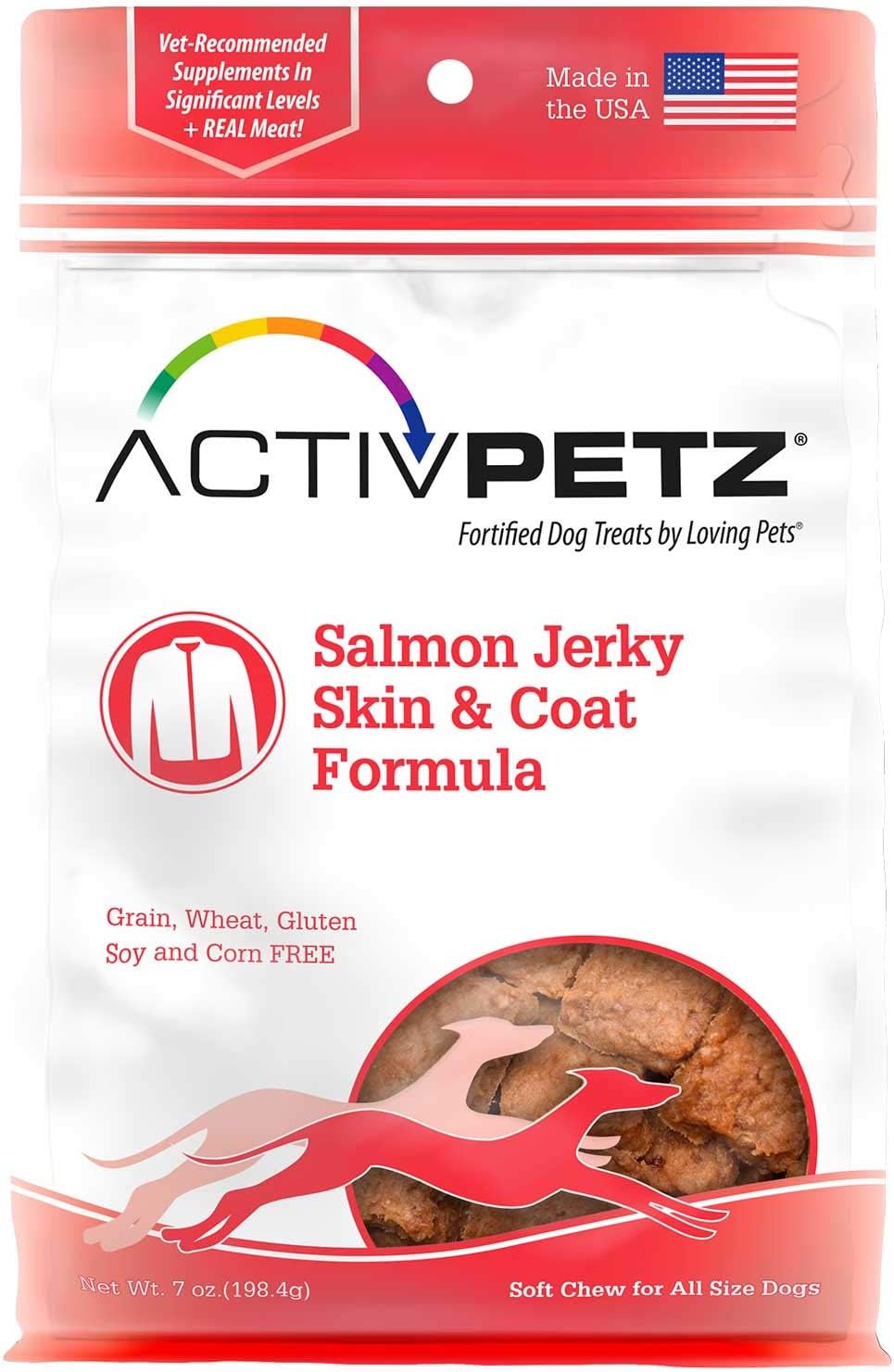 Loving Pets Activpetz Beef Jerky Hip & Joint Formula Dog Treat, 7 Oz