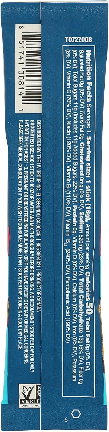 Liquid IV, Passion Fruit Hydration Drink Mix, 0.6 Ounce