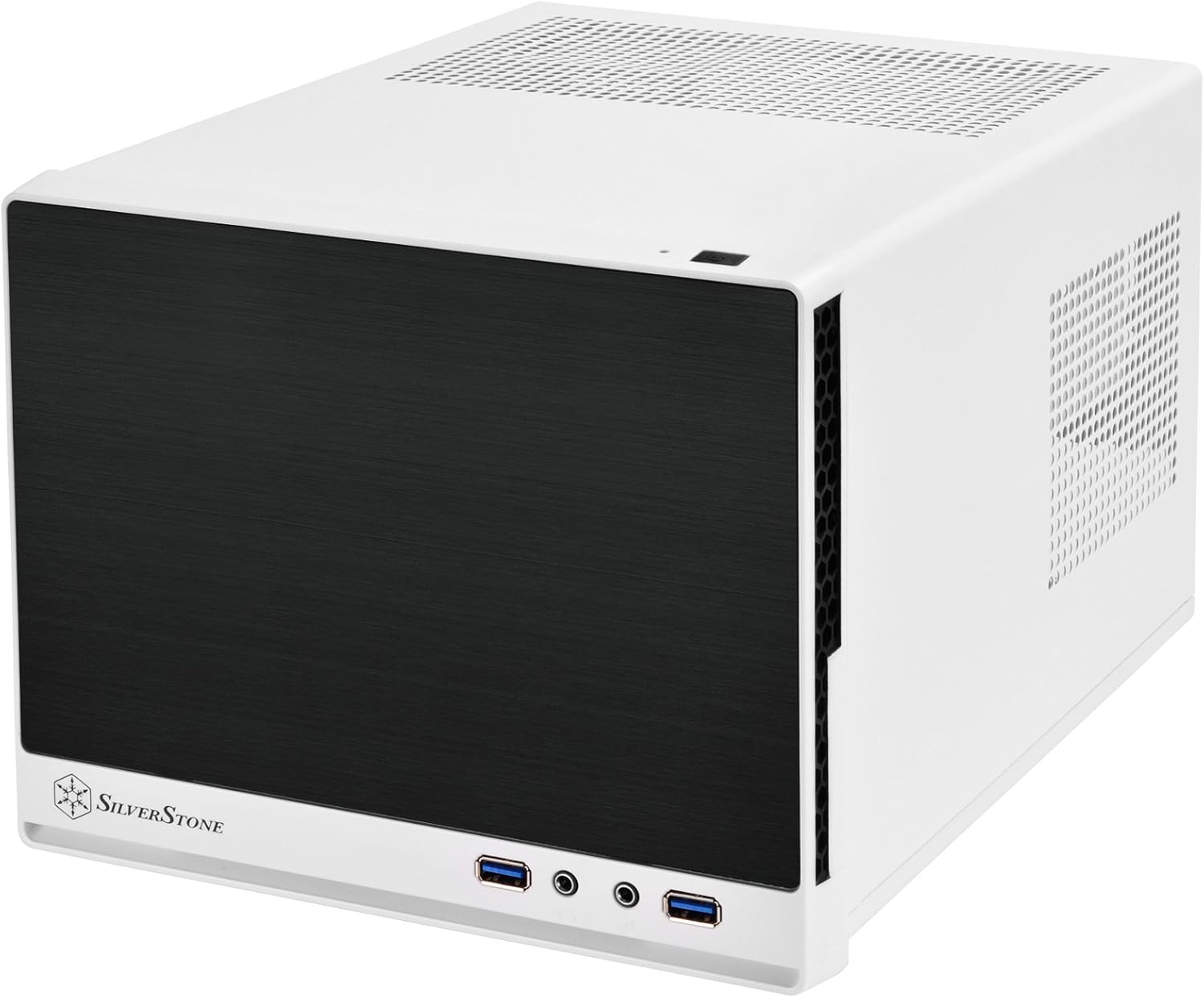 Silverstone Computer Case with Mesh Front Panel,Black (SG13B)