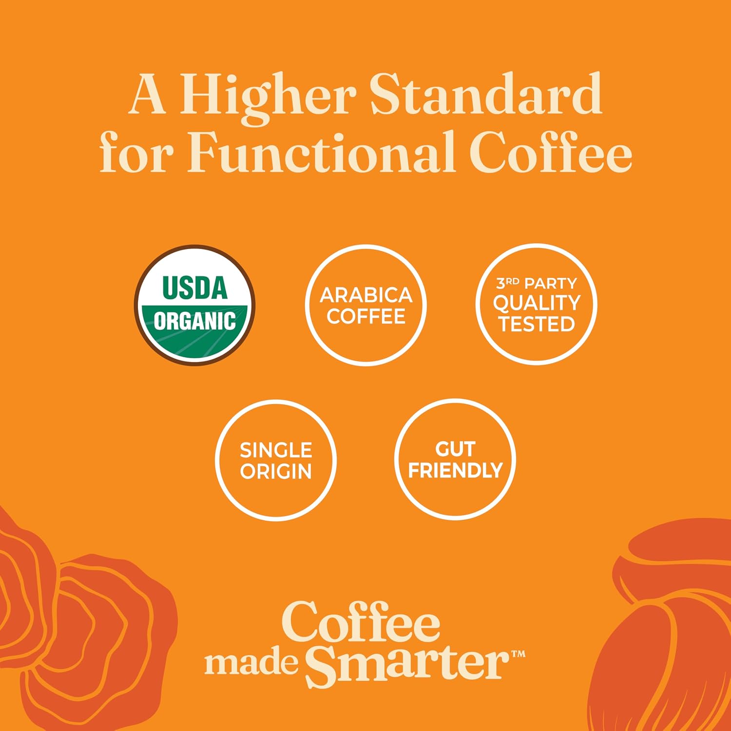 Four Sigmatic Mushroom Coffee K-Cups | Organic Dark Roast Coffee with Lion’s Mane Mushroom Powder & Yacon | Focus & Immune Support | Vegan & Keto