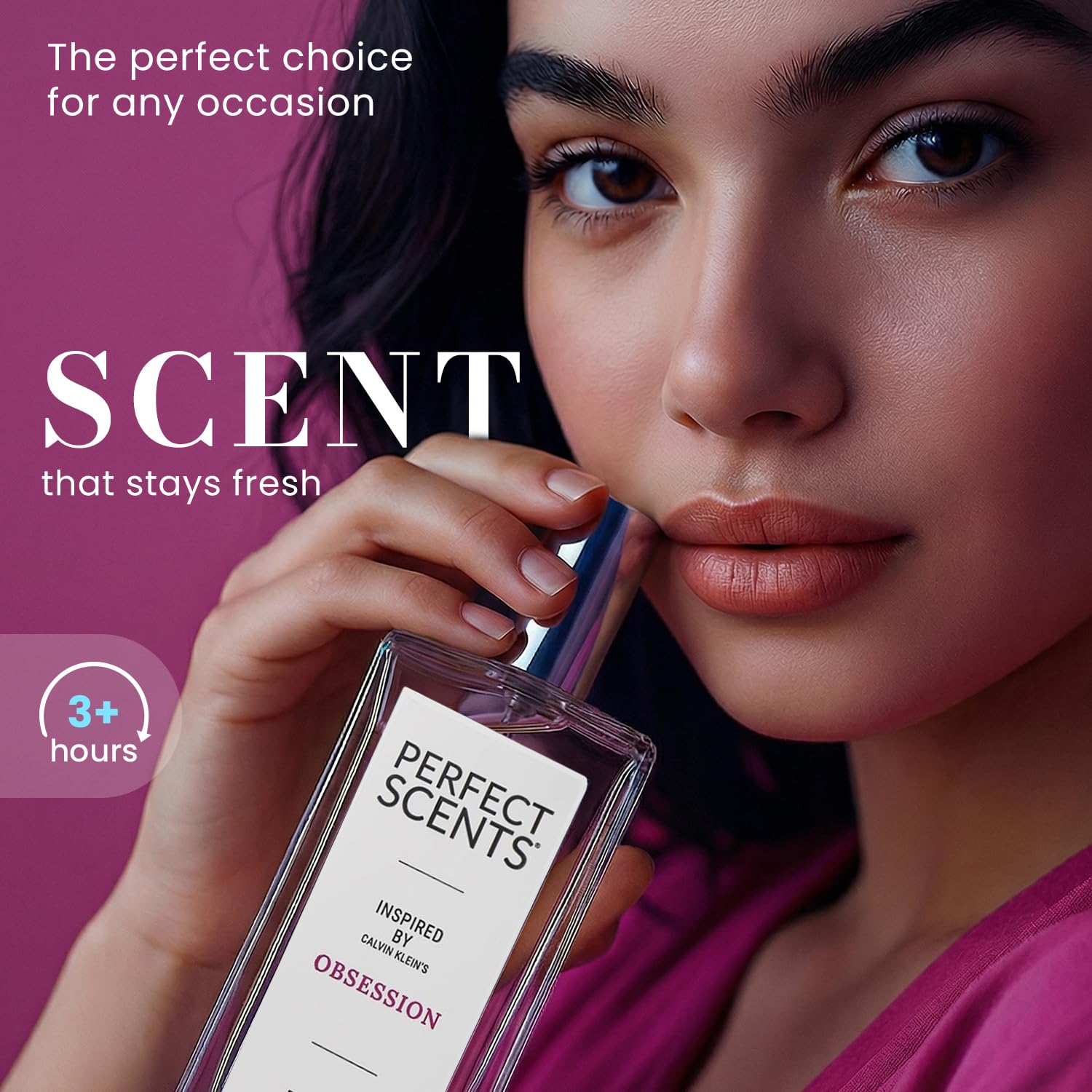 Perfect Scents Fragrances, Inspired by Juicy Couture's Juicy Couture, Women’s Eau de Toilette, Vegan, Paraben-Free, Phthalate-Free, Never Tested on Animals, 2.5 Fluid Ounces