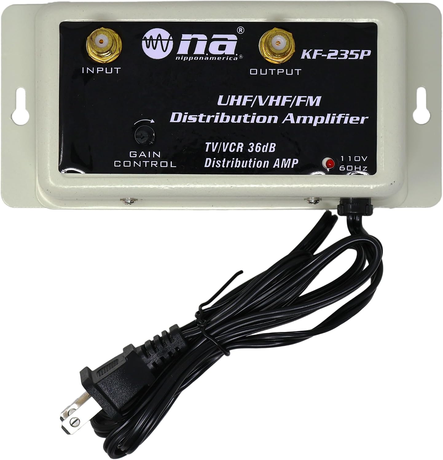 36 DB Cable Antenna Color TV Booster Signal Amplifier VHF UHF FM HDTV