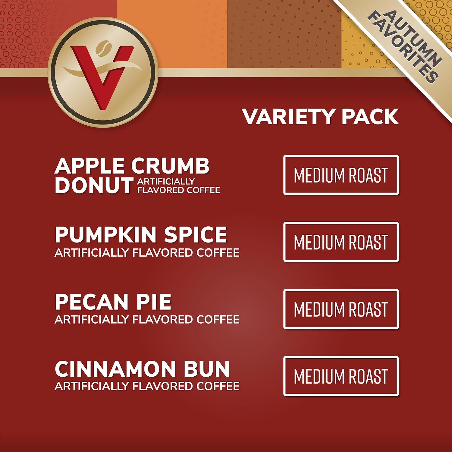 Flavored & Unflavored Coffee Variety Pack for K-Cup® Keurig 2.0® Brewers, 96 Count Victor Allen’s Coffee® Single Serve Coffee Pods