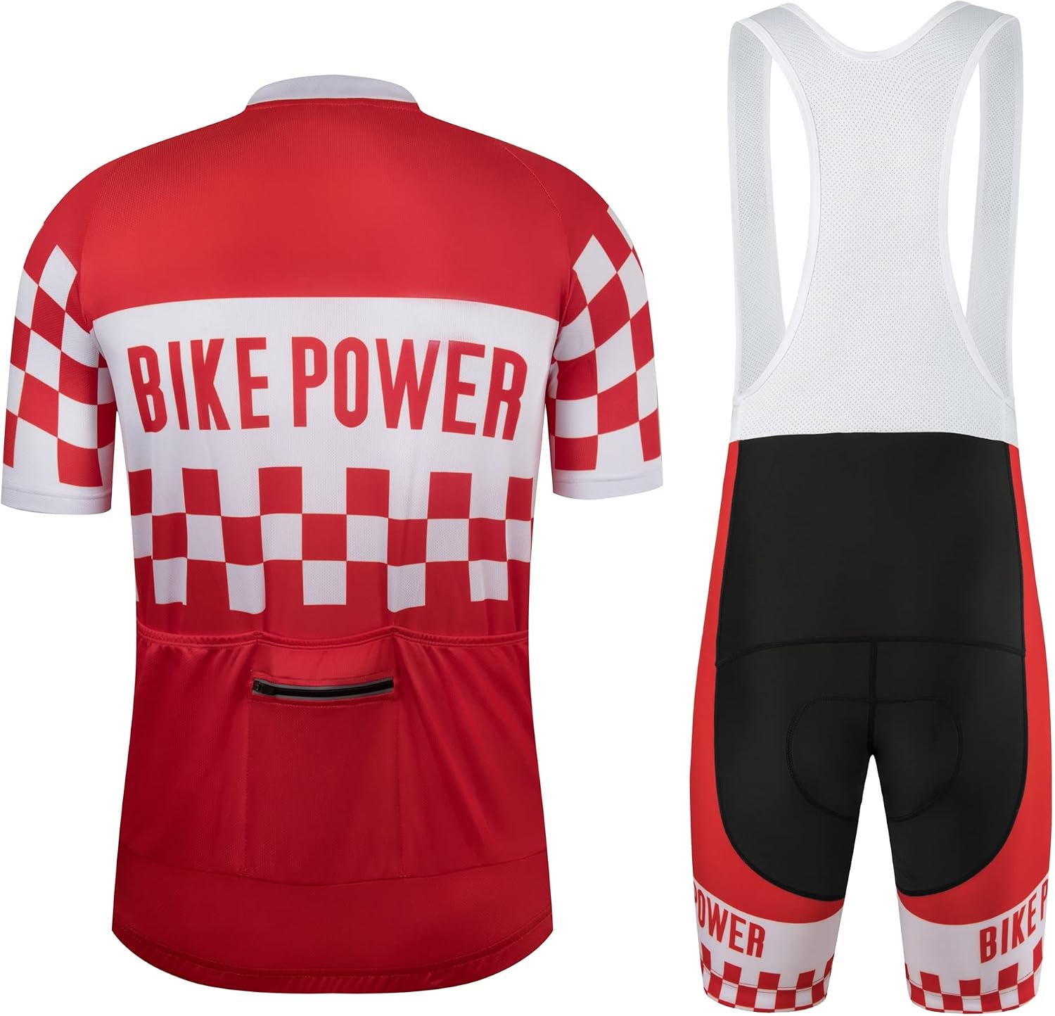 Coconut Ropamo CR Men's Cycling Jersey Set Road Bike Jersey Zipper Pocket Short Sleeves Cycling Kits Bib Shorts 3D Padded