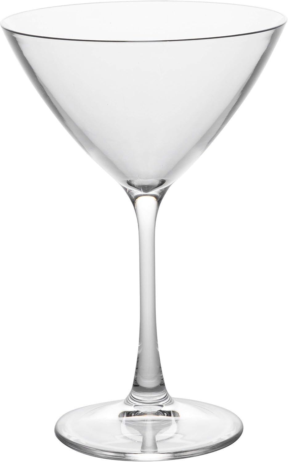 D'Eco 100% Tritan 9 oz Martini Glasses, Shatterproof Glassware, 8 Pack | Reusable
