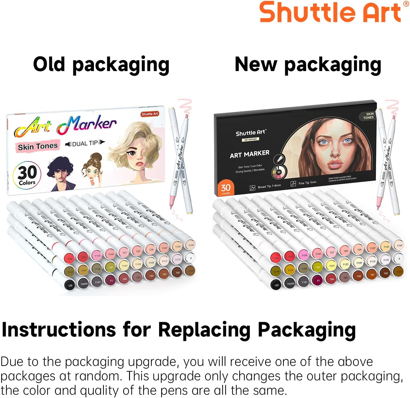 Shuttle Art 101 Colors Alcohol Markers