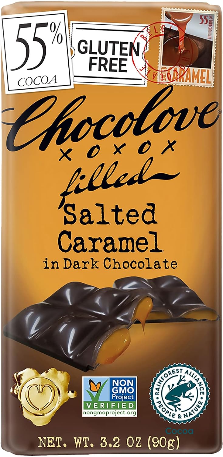 Chocolove Almonds and Sea Salt in Dark Chocolate, 3.2 oz