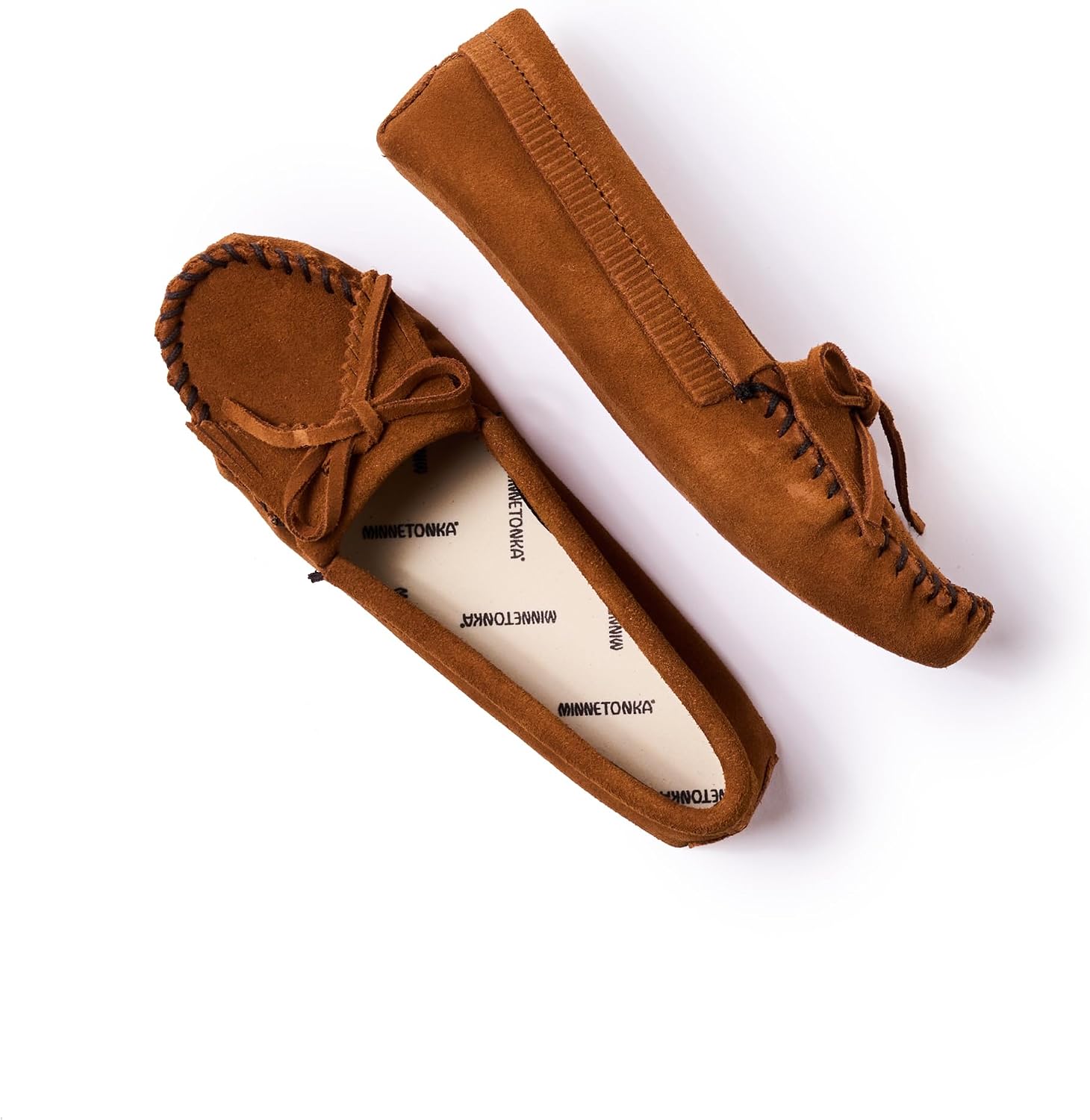 Minnetonka Women's Kilty Suede Softsole Moccasin