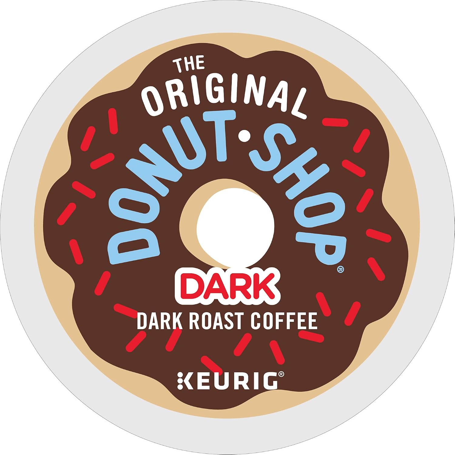 The Original Donut Shop Dark Roast Coffee, K-Cup, 12 ct
