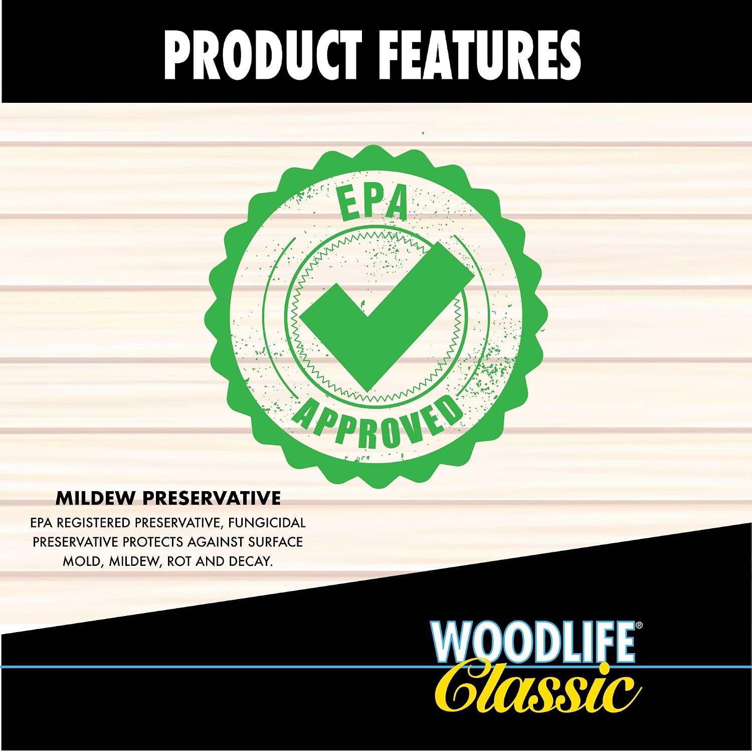 Rust-Oleum WOODLIFE 902 Wolman Classic Clear Wood Preservative-Above Ground, Quart, 0.95 Liters | Protects Against Rot & Decay, Above Ground Wood Protection, Clear Preservative Formula, Quart