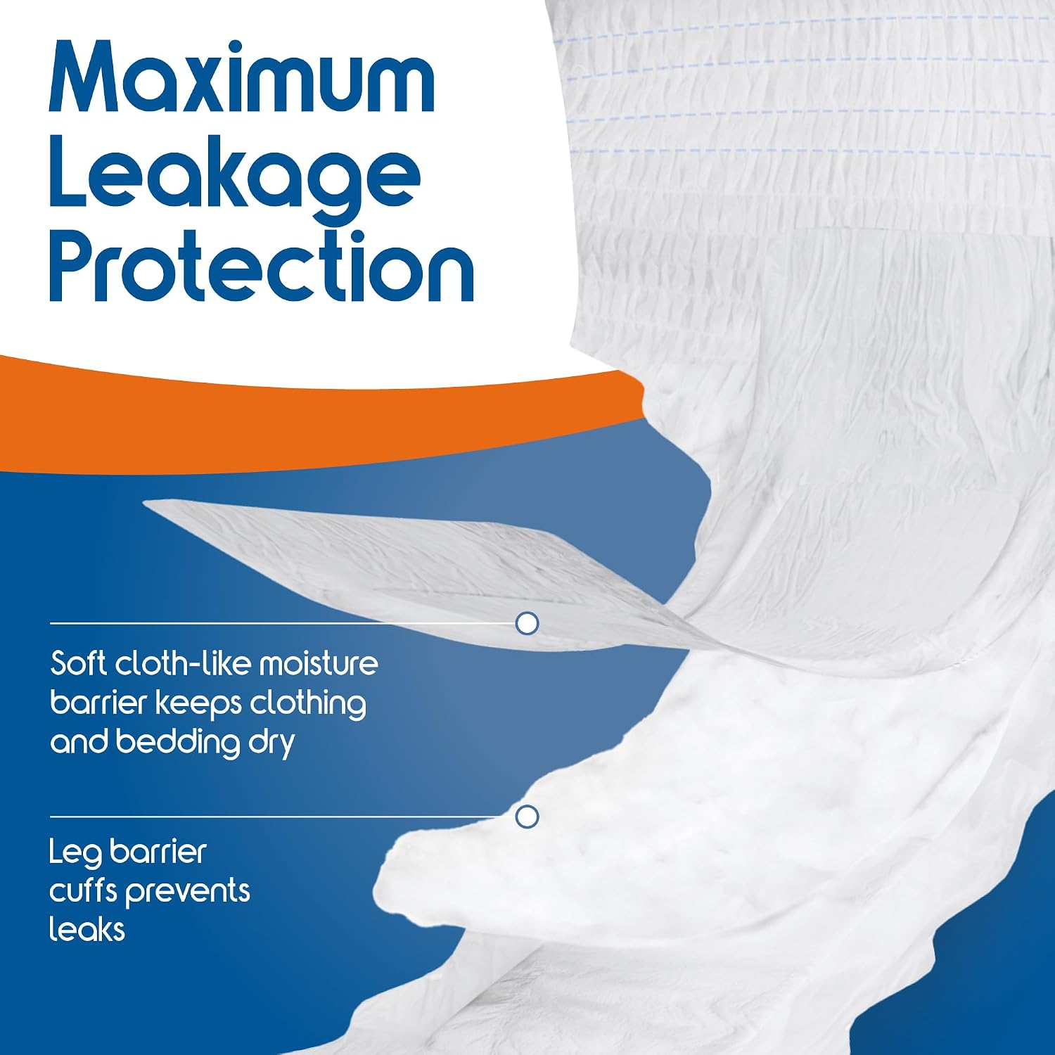 Inspire Protective Underwear for Men and Women with Incontinence | Adult Diapers | Disposable Underwear for Adults | Adult Pull Ups - 4 Bags of 14 | 56 Total (Extra Large)