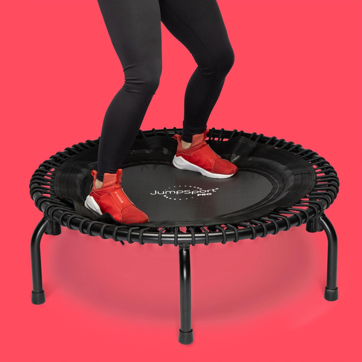 JumpSport 39" Premium Fitness Trampoline Exercise Rebounder 30 Adjustable Bungees 275 lb Wt. Rating