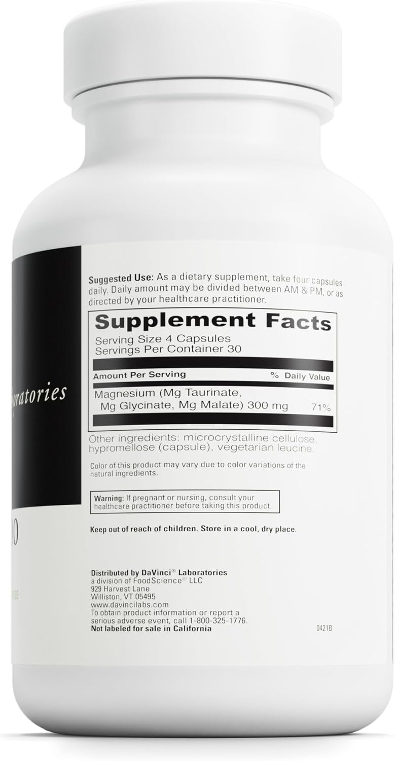 DAVINCI Tri-Mag 300 - Triple Complex with Magnesium Glycinate