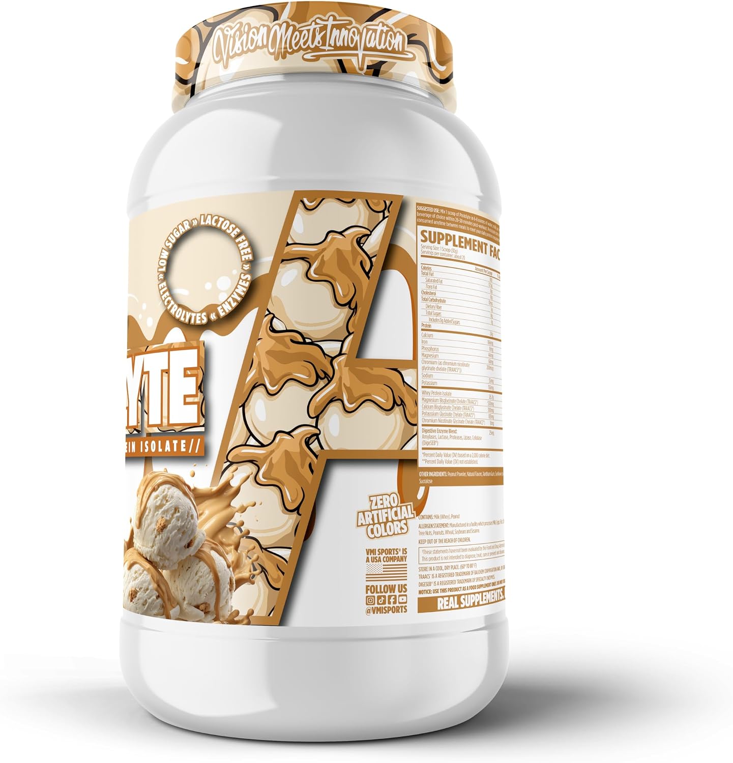VMI Sports | ProtoLyte Whey Isolate Protein Powder | Low Calorie Whey for Weight Loss and Muscle Gain | Digestive Enzymes | Non-GMO (1.6 lb, Chocolate Fudge Cookie) | Premium whey isolate protein powder for smooth mixing in shakes smoothies and convenien…