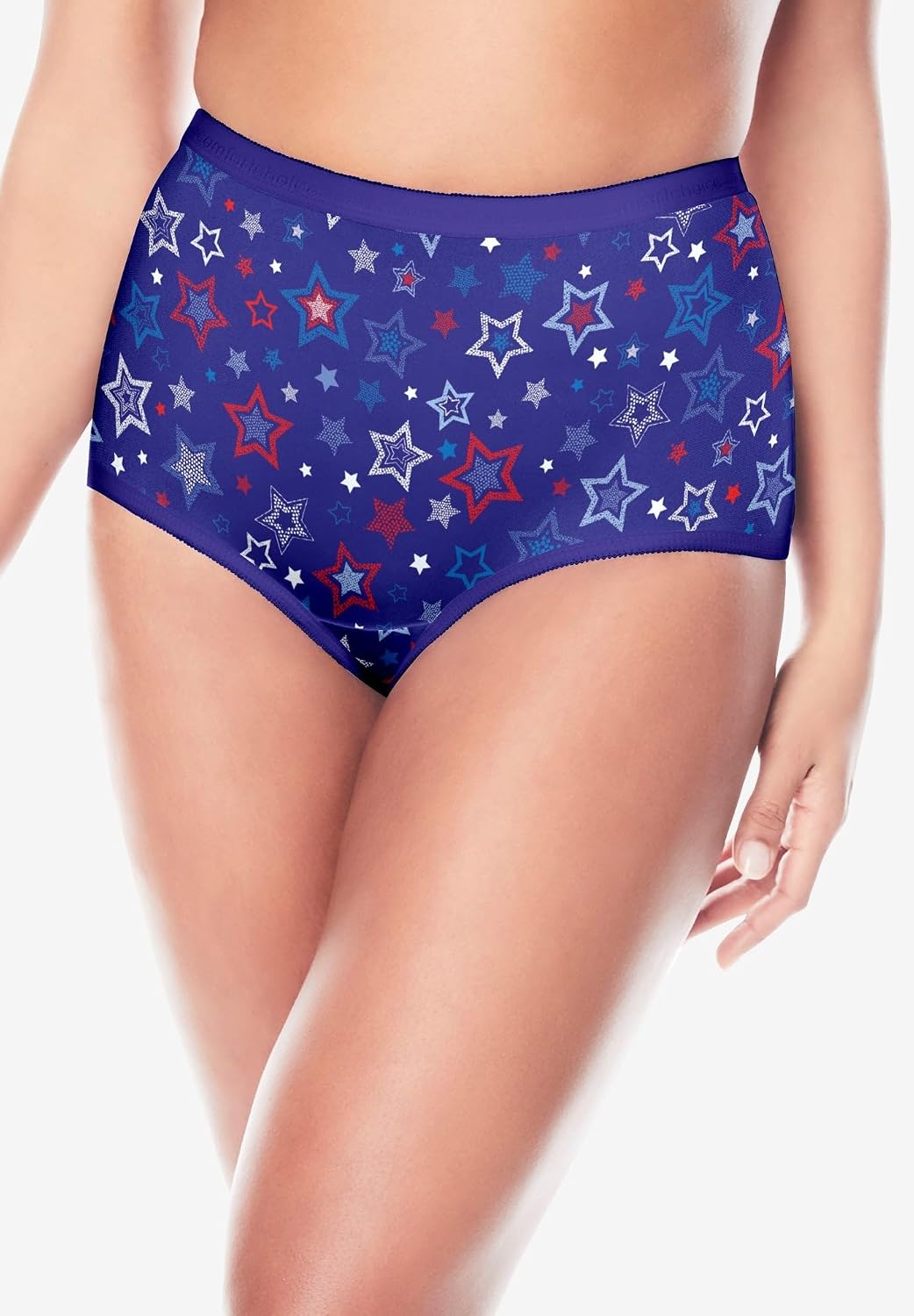 Comfort Choice Full Coverage Stretch Cotton Brief 5 Pack