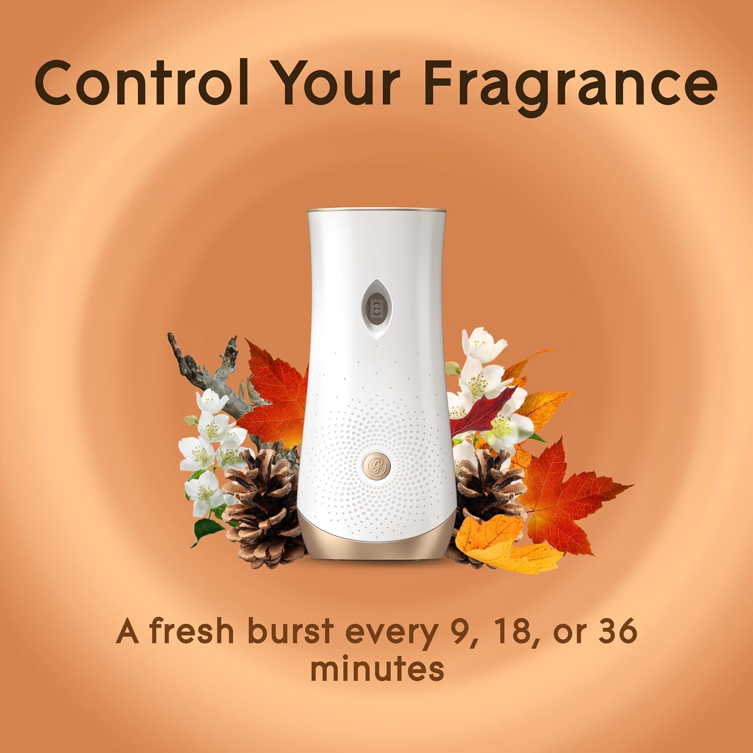 Glade Automatic Spray Refill, Air Freshener for Home and Bathroom, Cashmere Woods, 6.2 Oz