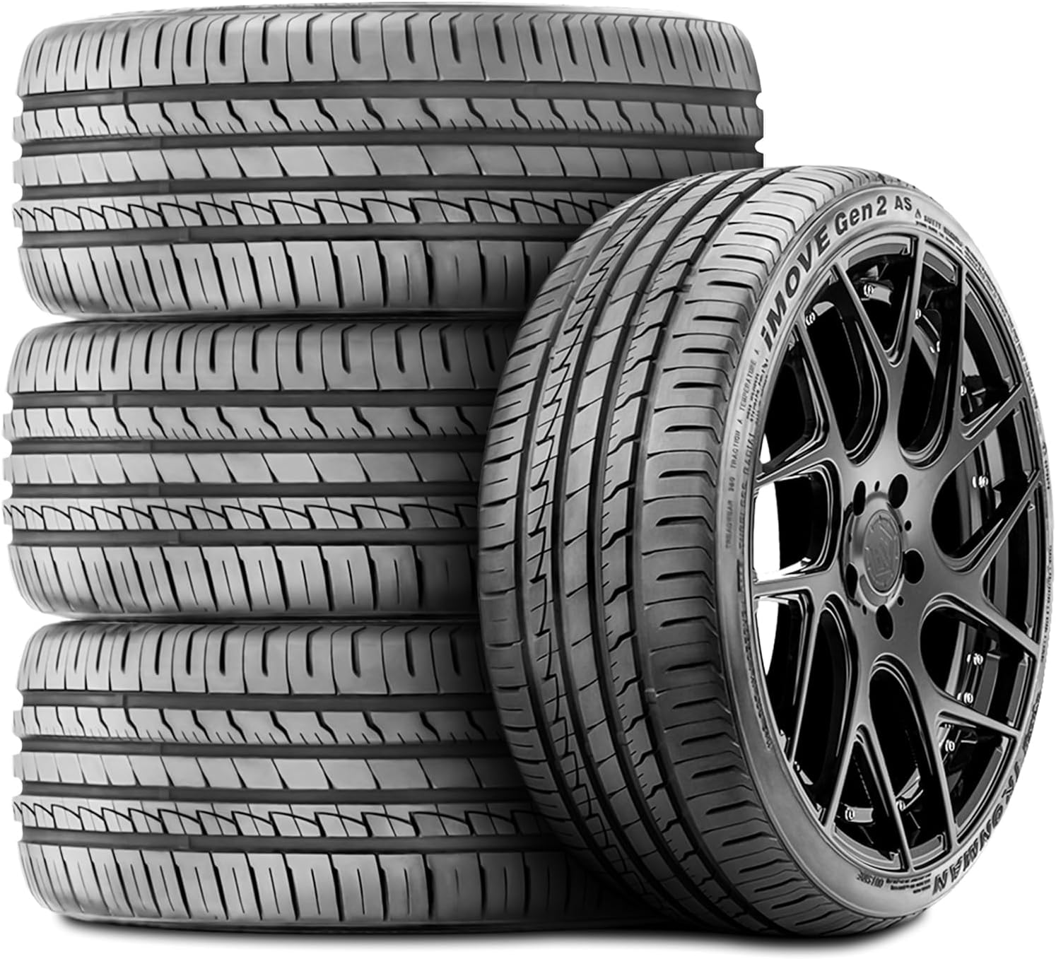 Ironman iMove Gen 2 A/S 225/55R16 99H XL | Passenger Performance All Season Traction 99H Rated Extra Load Radial Construction Black Sidewall Tire