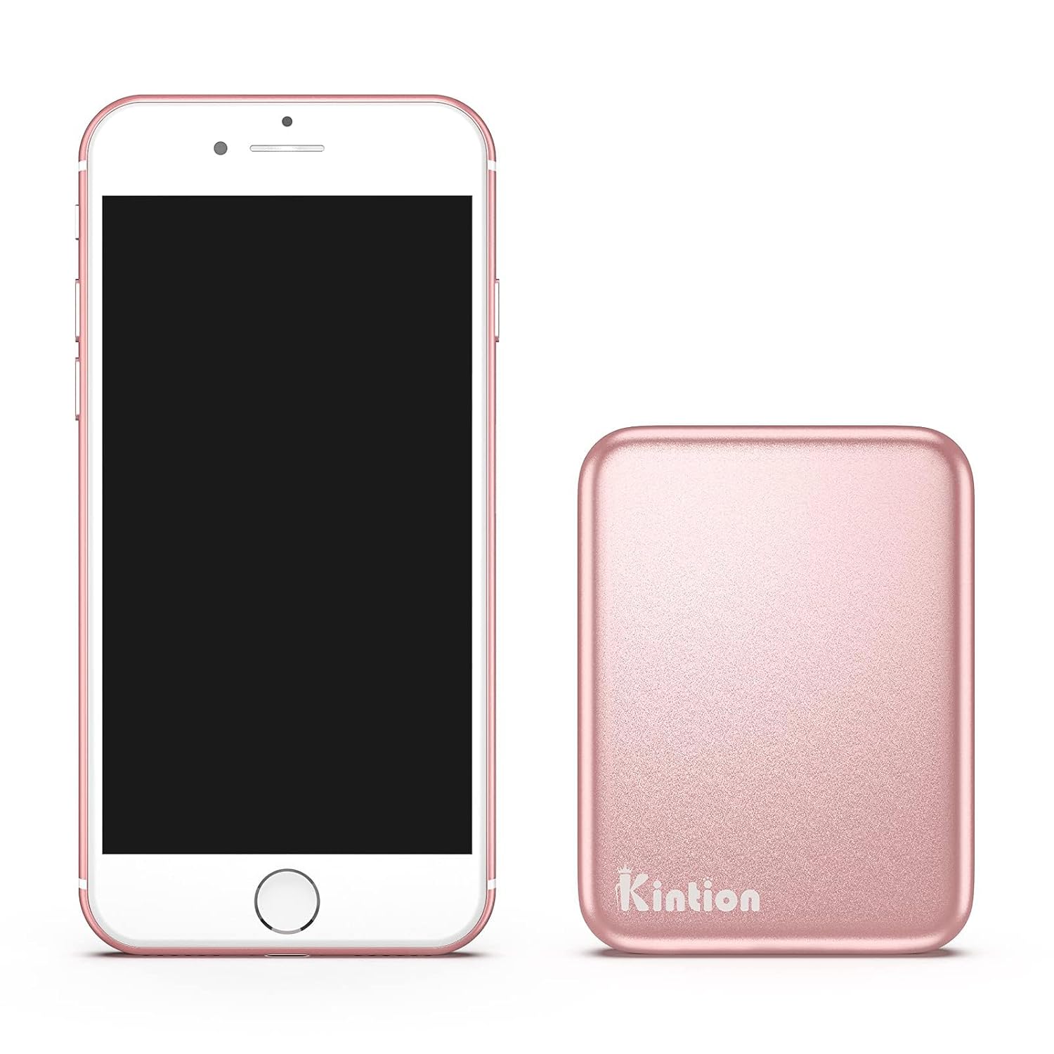 Kintion Pocket Mirror, 1X/3X Magnification LED Compact Travel Makeup Mirror with Light for Purse, 2-Sided, Portable, Folding, Handheld