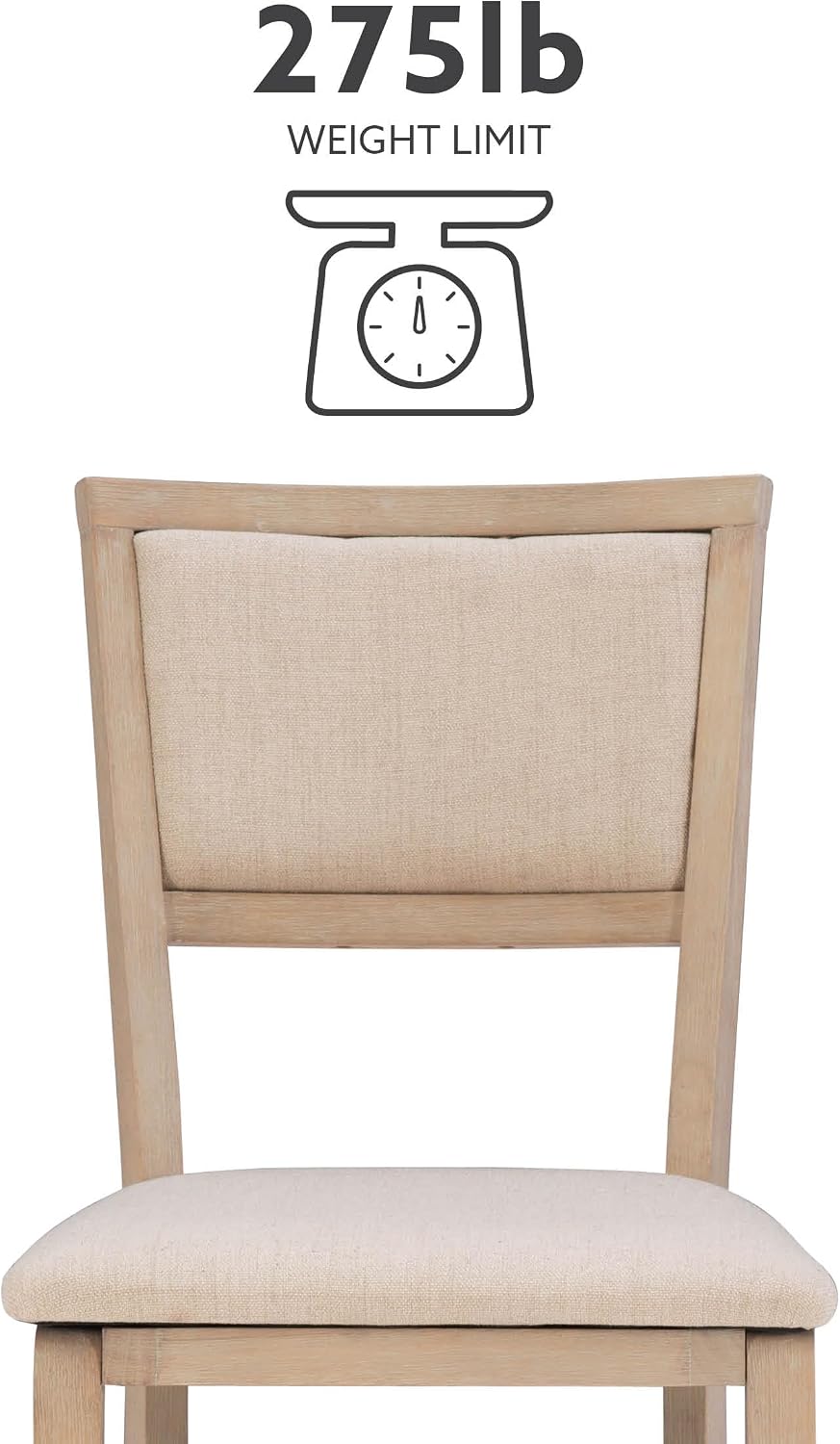 Linon Keira Pad Back Folding Bar Stool