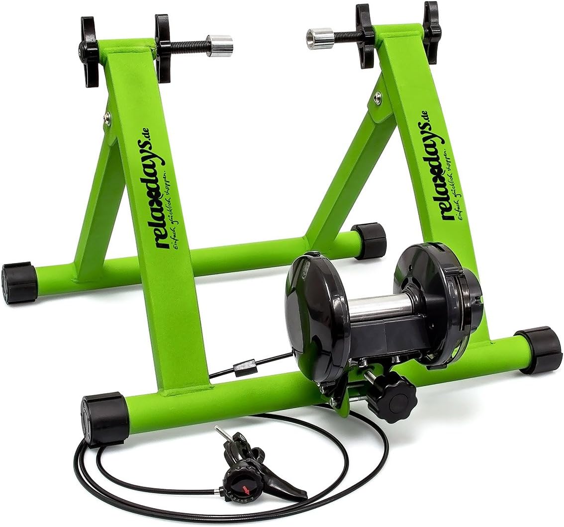 RelaxdaysRelaxdays Indoor Bicycle 7 Resistance Turbo Trainer -